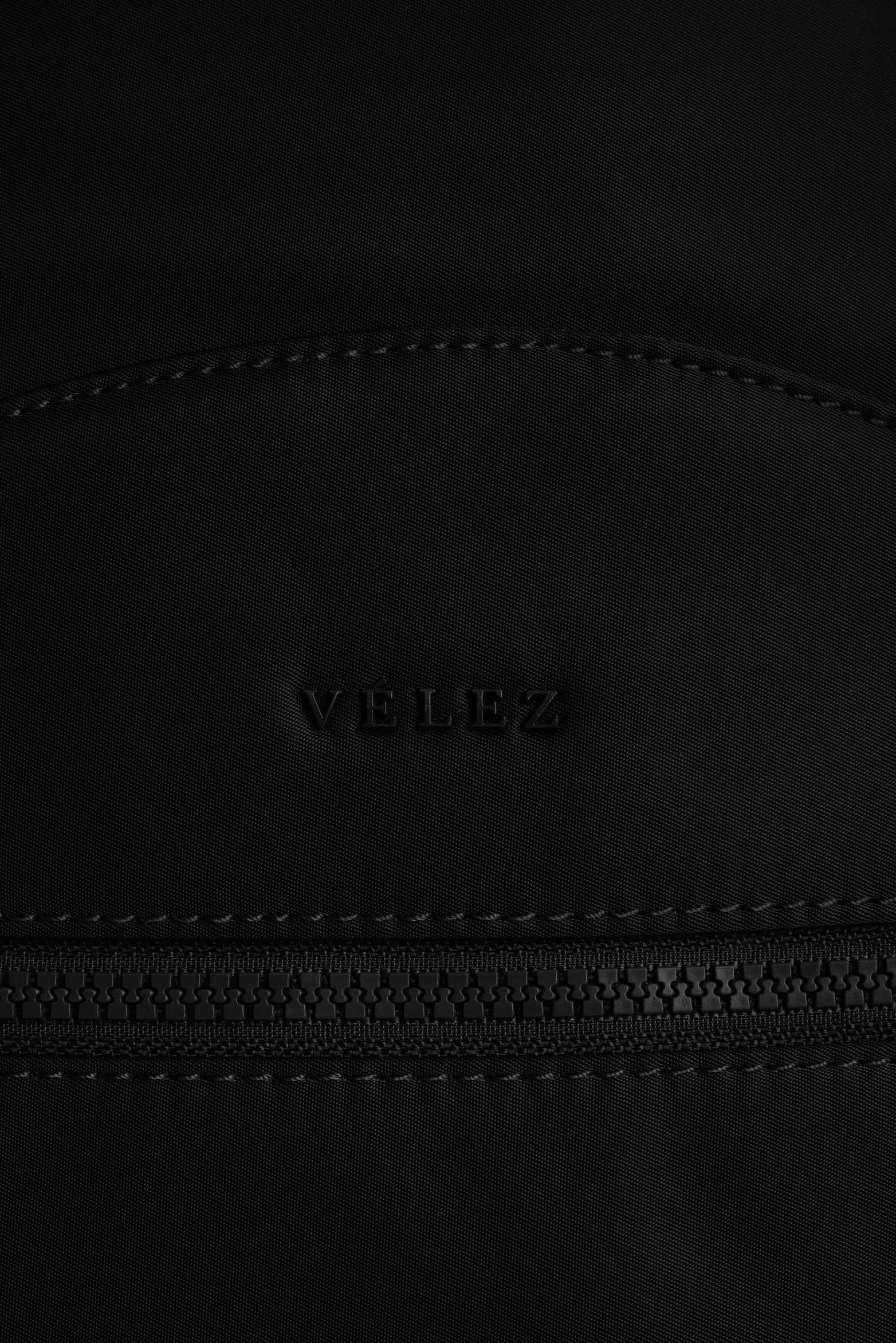 Vélez Tula Morral En Lona Y Cuero  Hombre Tessa Negro-3