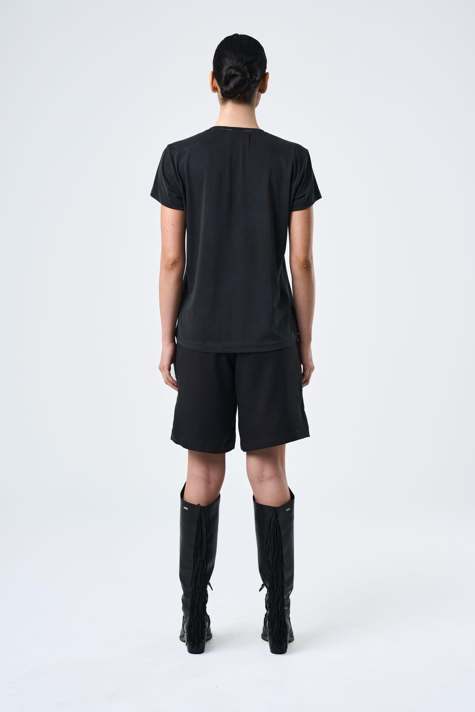 Vélez Polera Vega Tejido De Punto Mujer Folia Negro-2