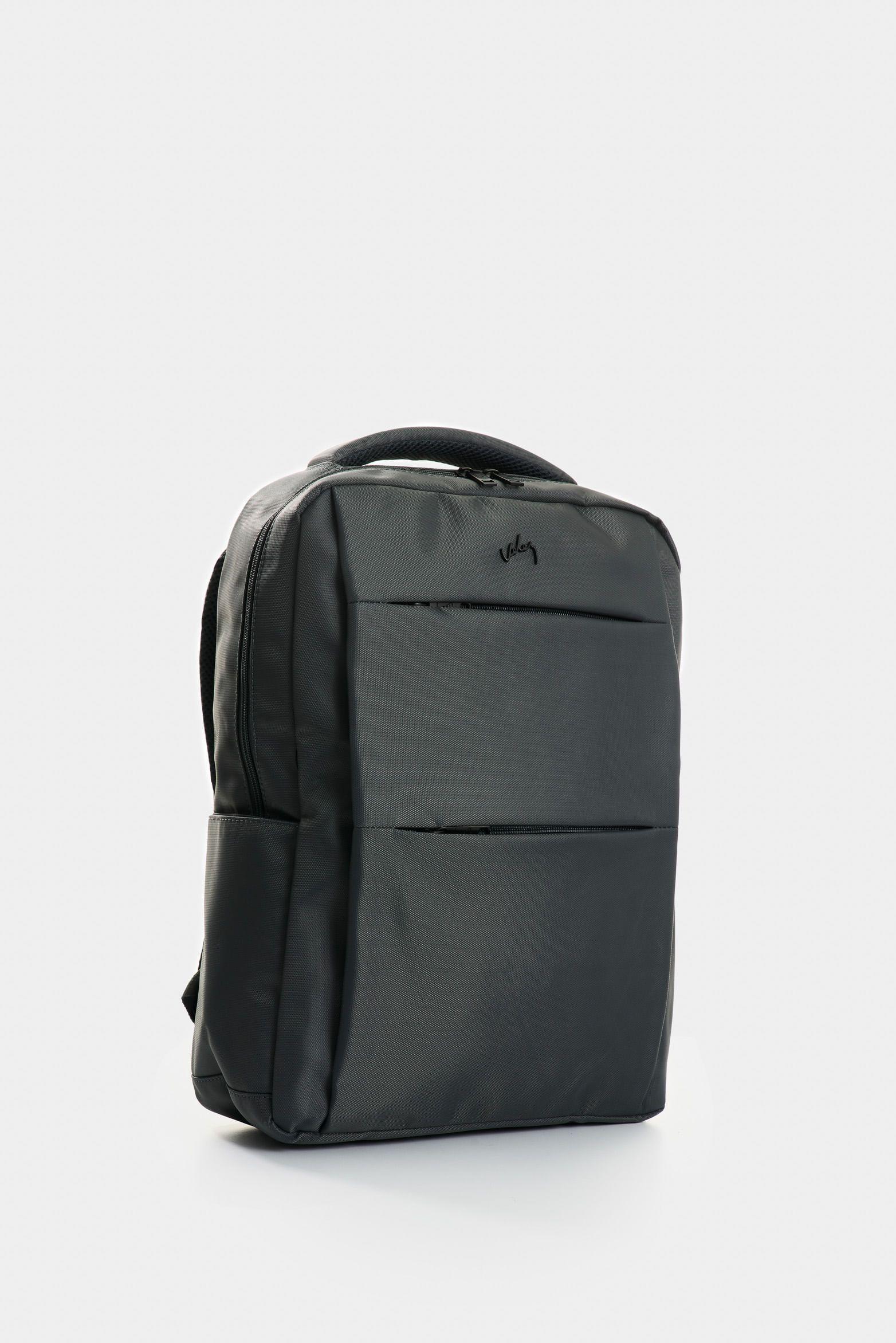 Vélez Morral Leo En Lona Y Cuero Hombre Multifuncional Gris-1