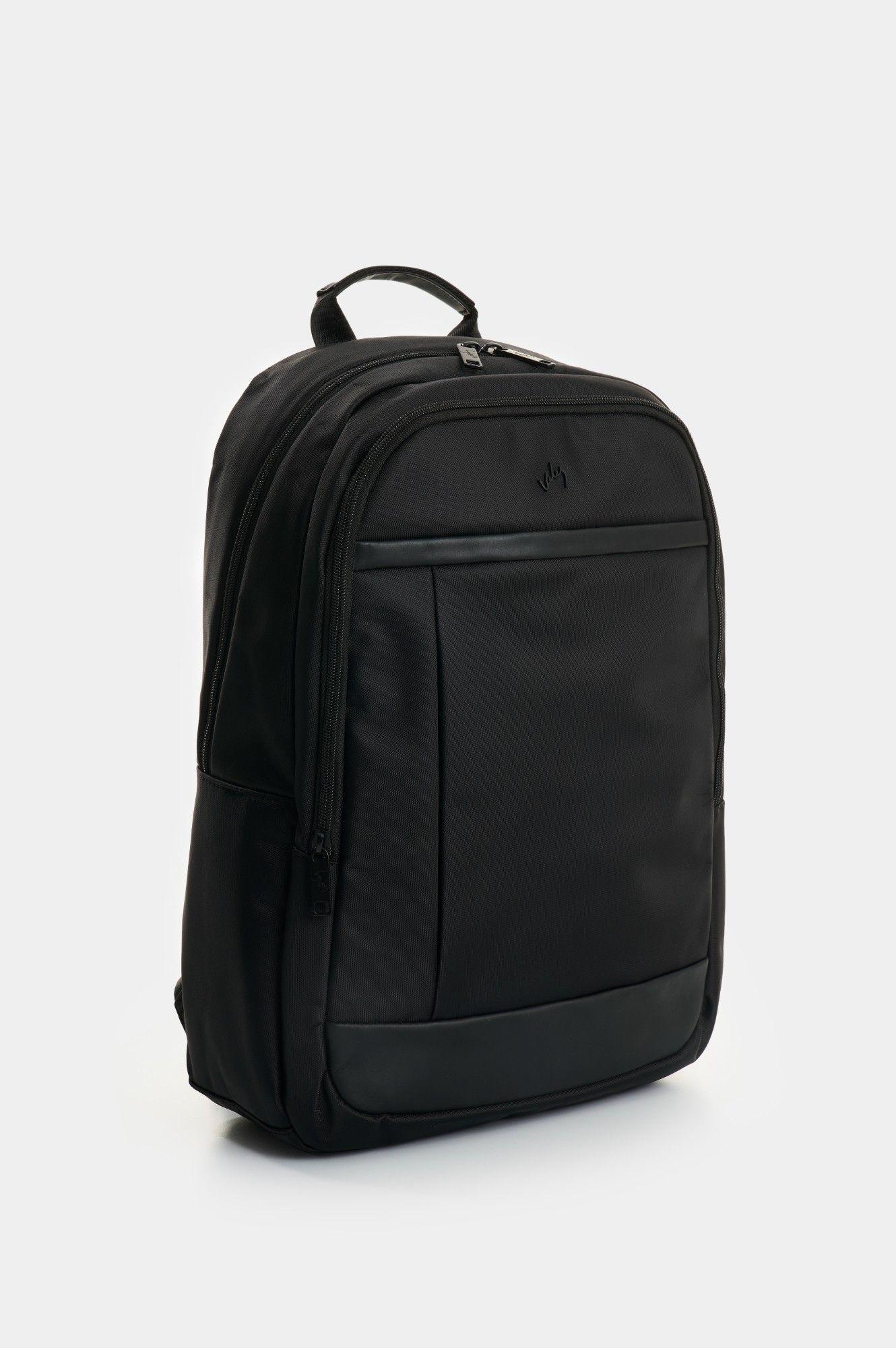 Vélez Mochila En Lona Hombre Teramo Negro-1
