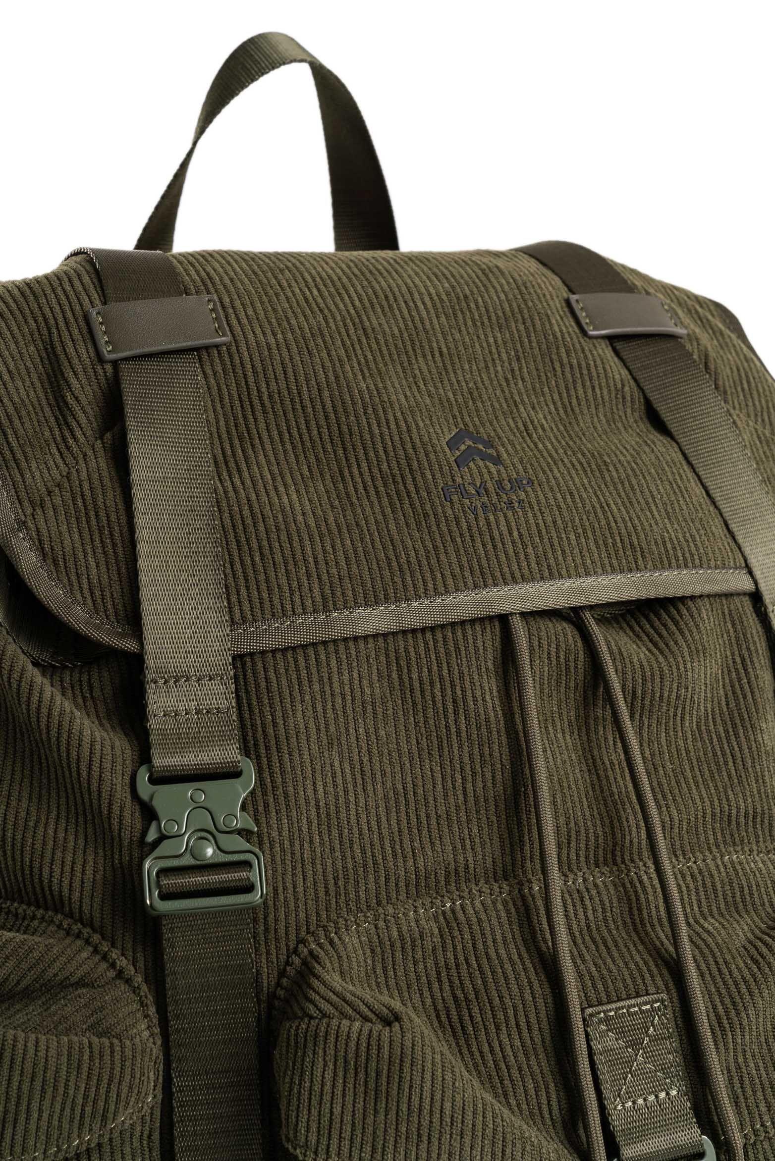 Morral Climb 2.0 en corduroy para hombre Fly Up verde oliva-3