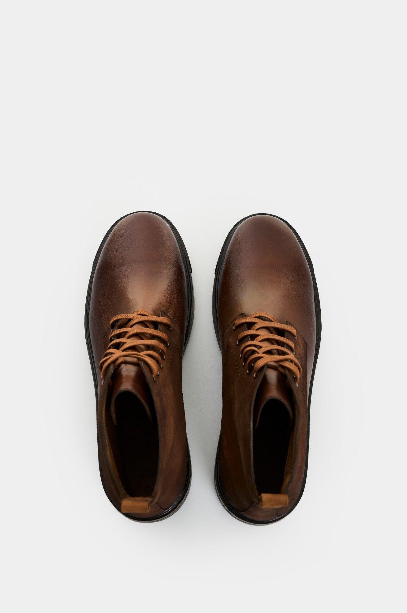 Vélez Bota Cuero Hombre Alameda Miel-3