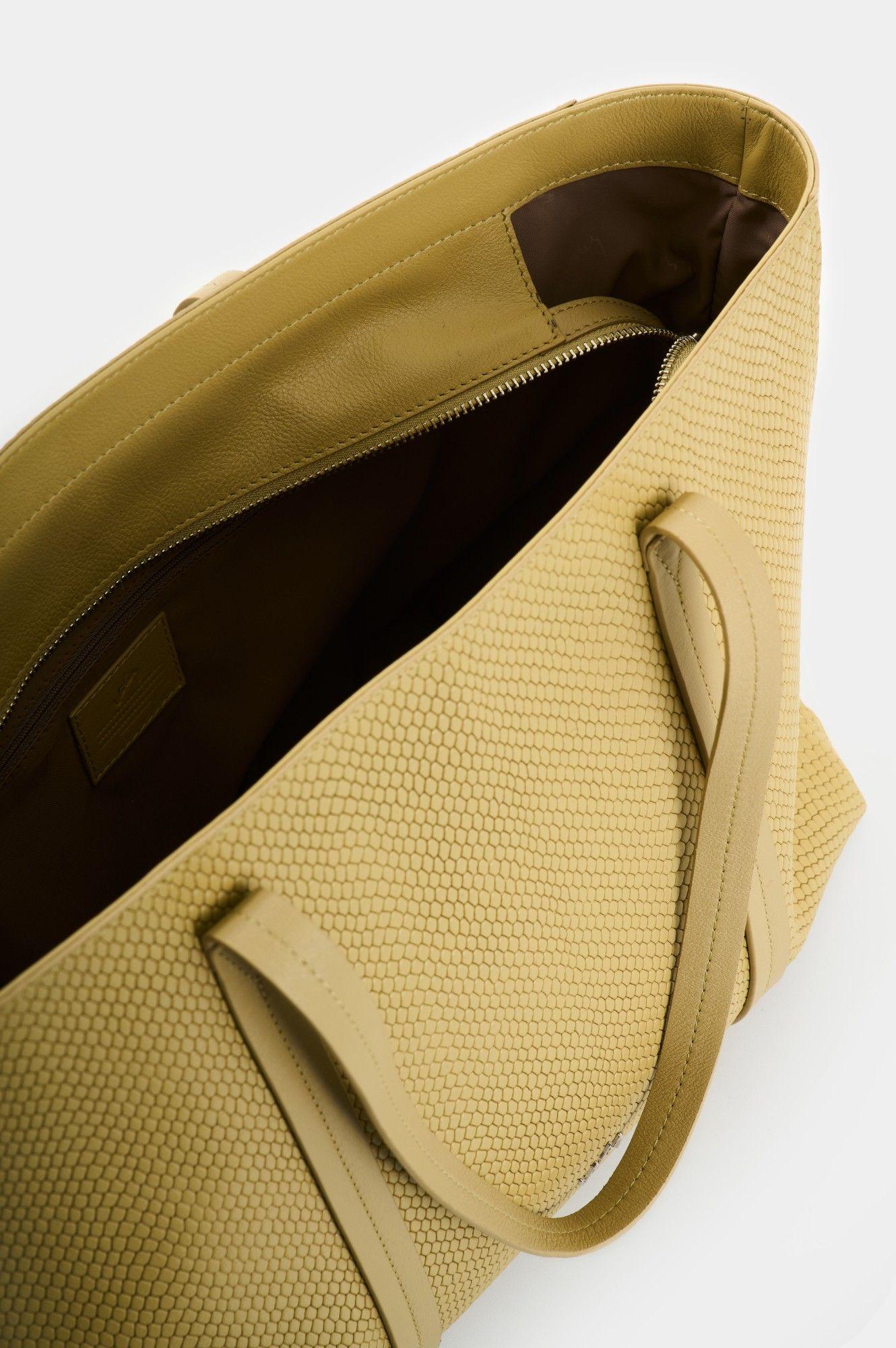 Vélez Cartera Bolso Cuero Grabado Mujer Nectaria Verde Oliva-4