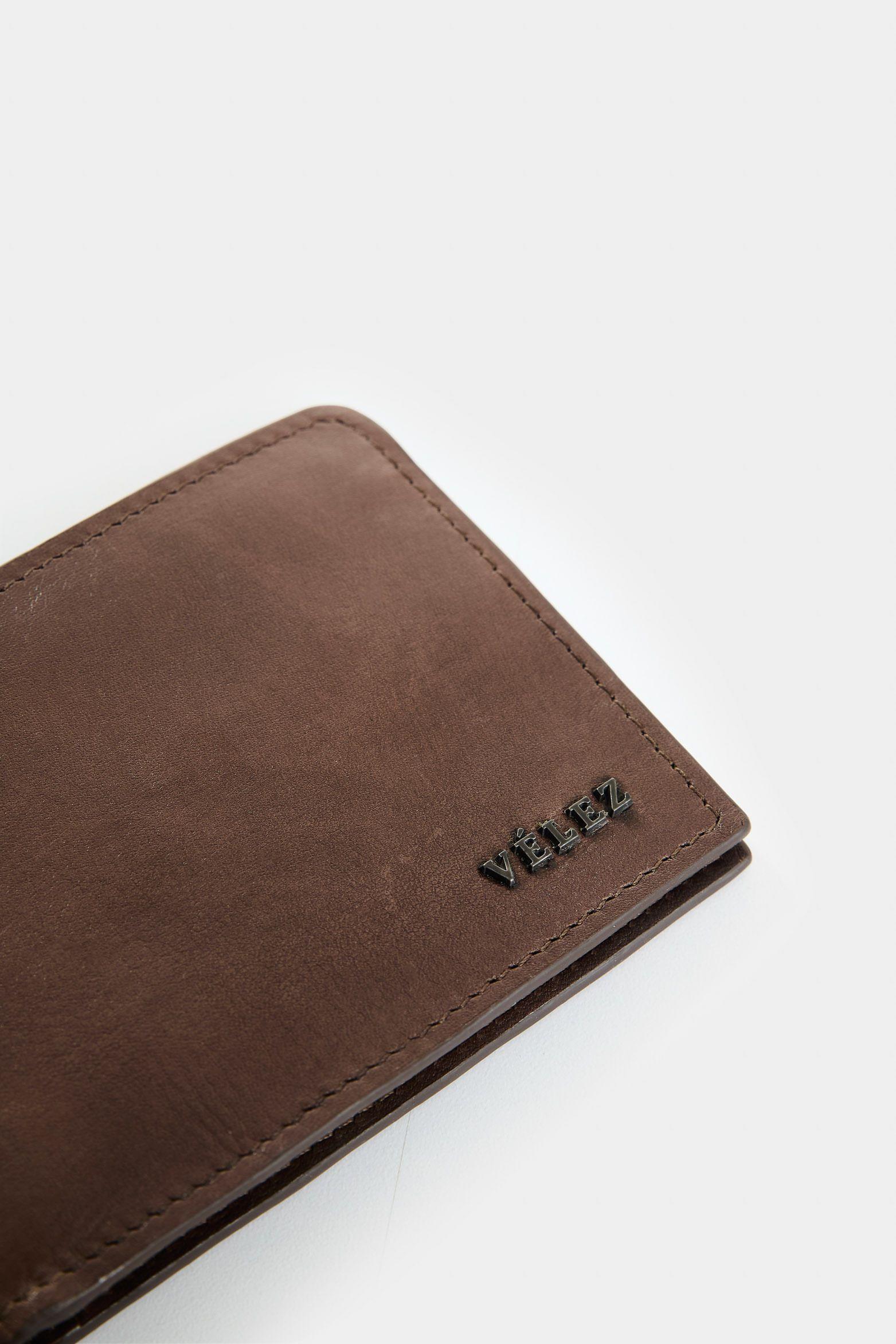 Vélez Billetera De Cuero Para Hombre Elia Cafe-3