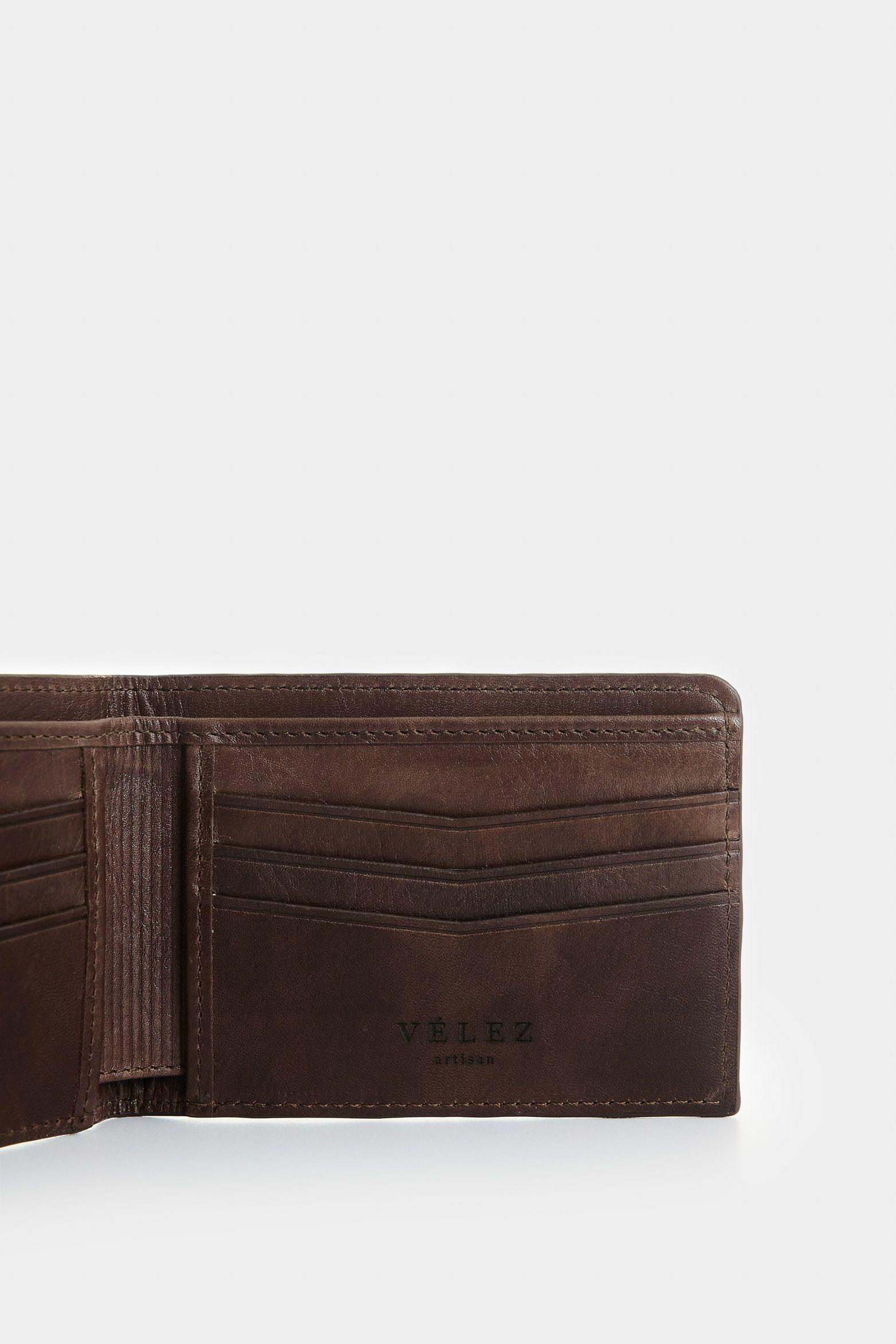 Vélez Billetera De Cuero Para Hombre Elia Cafe-4