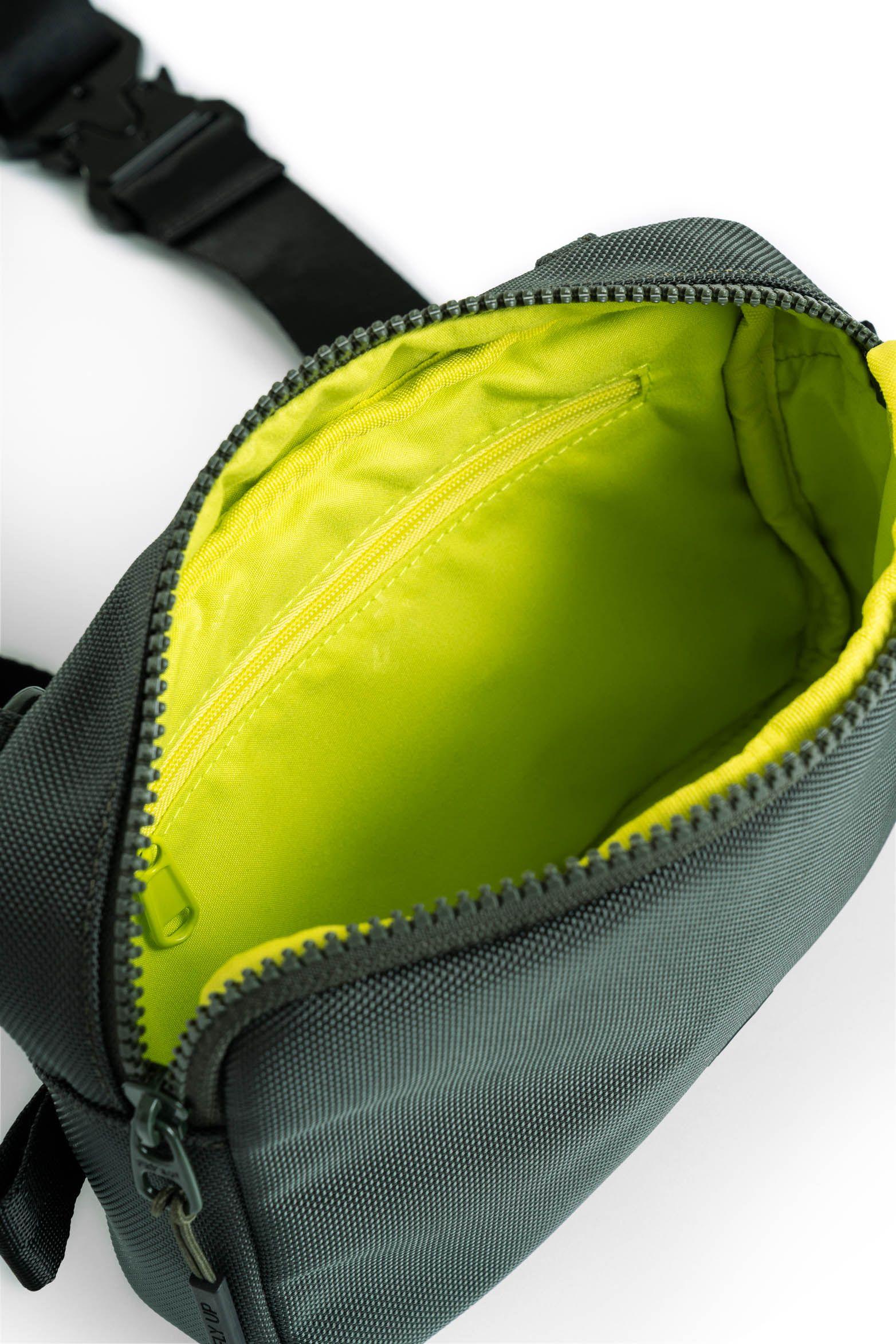 Riñonera Renewa para hombre Fly Up verde oliva-3