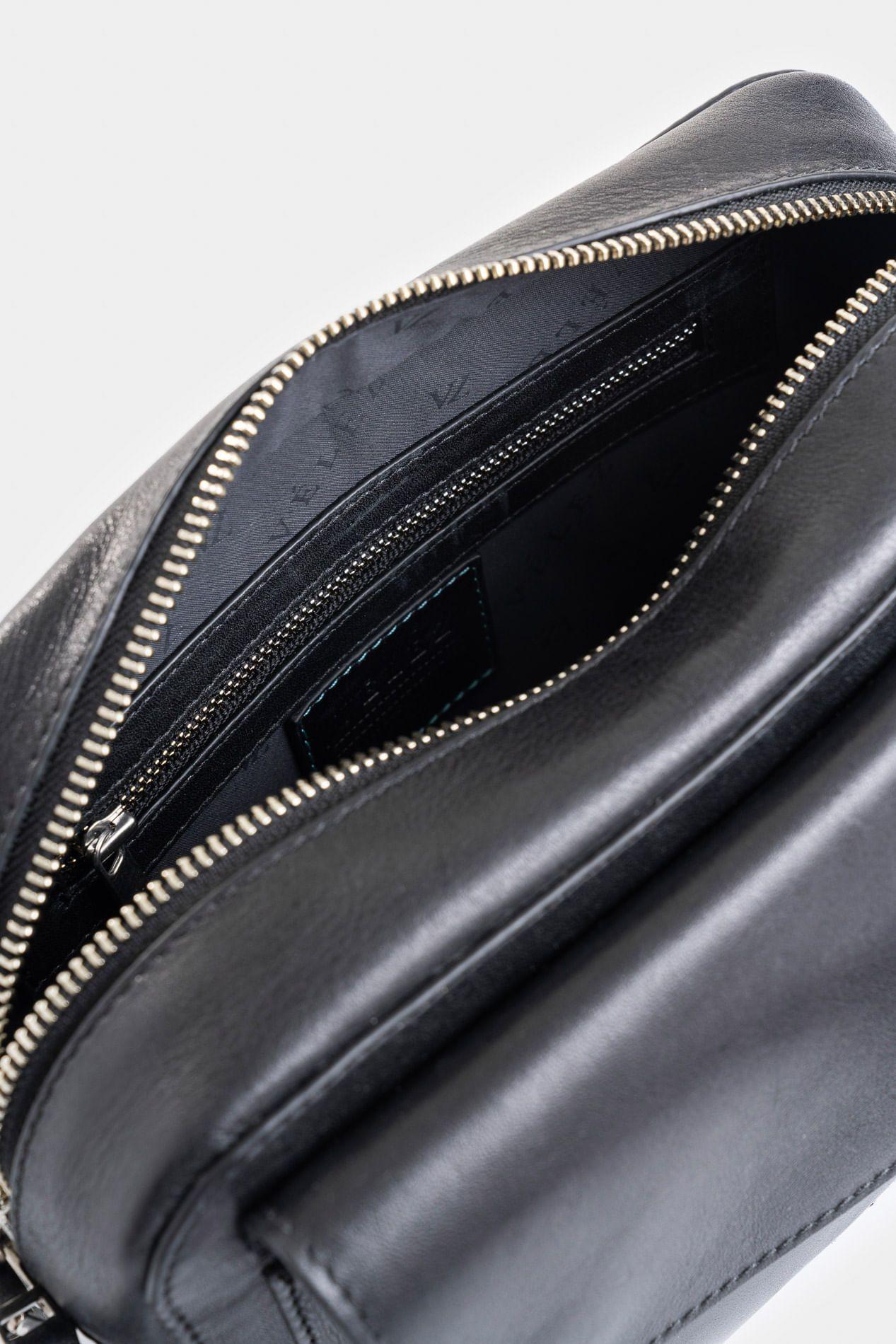 Manos libres Polaris de cuero para hombre silueta cuadrada negro-5