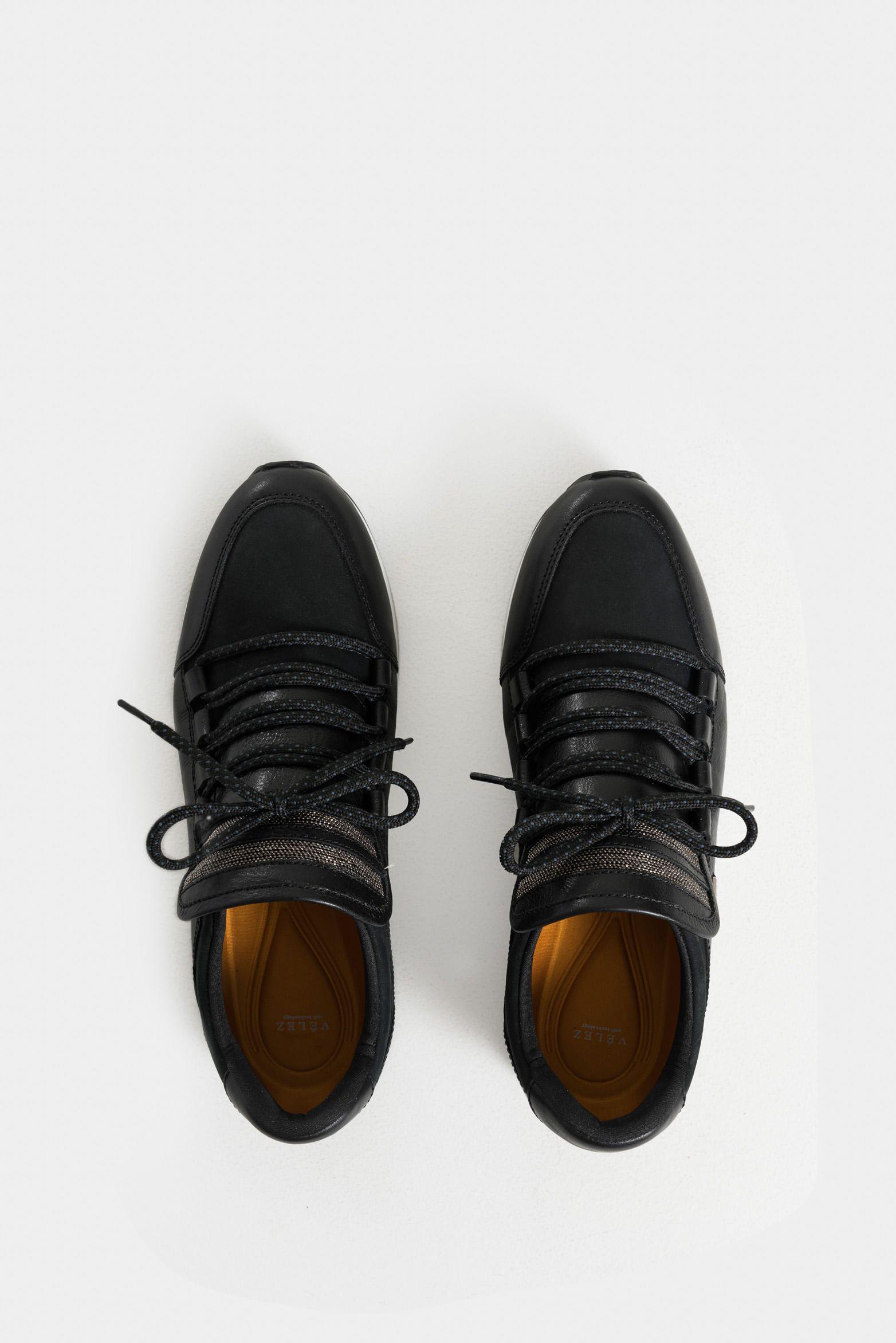 Vélez Zapatos Cordón Napoles 2.0 Cuero Mujer Negro-3