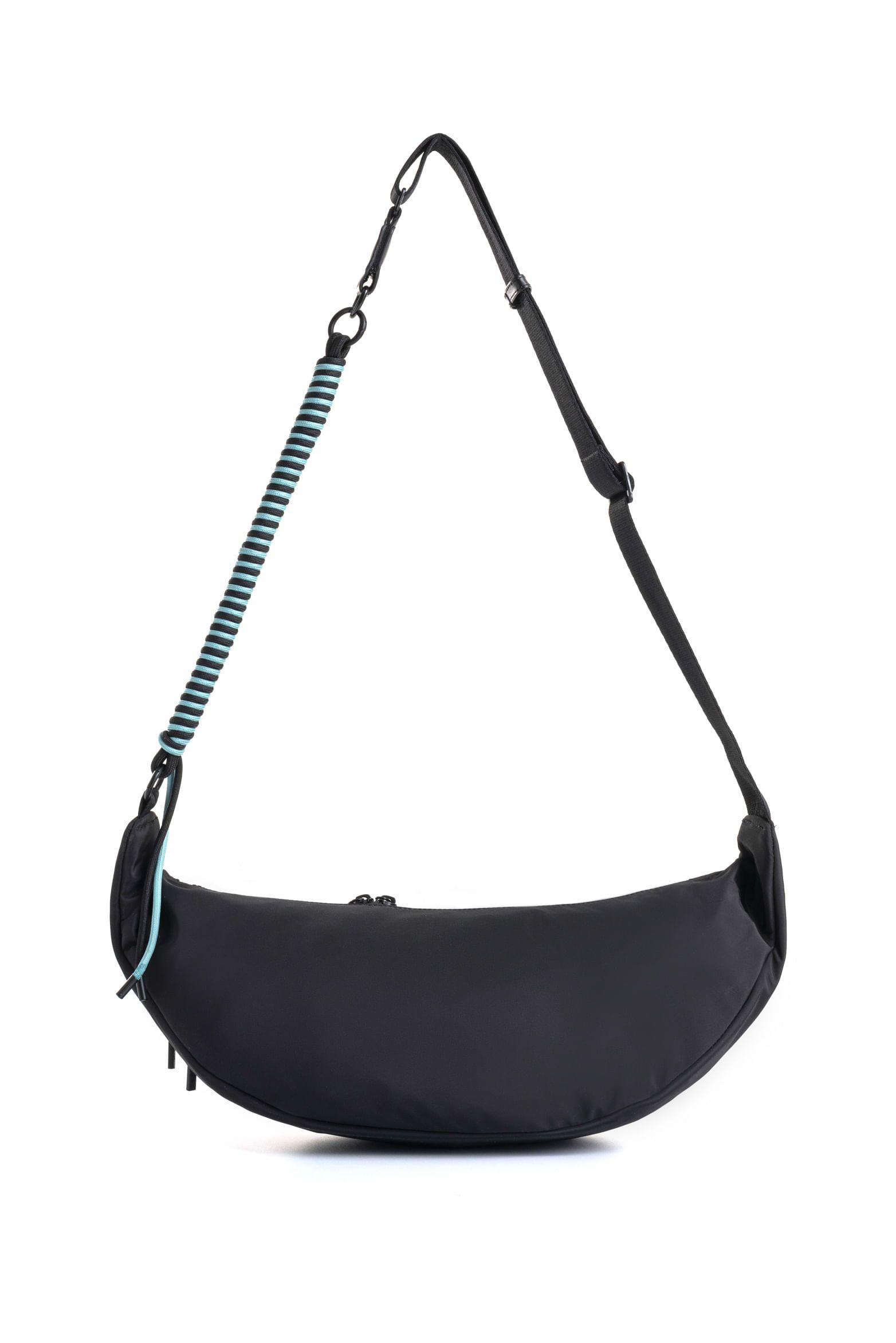 Baguette grande Fly Up Free para mujer detalle  negro-2