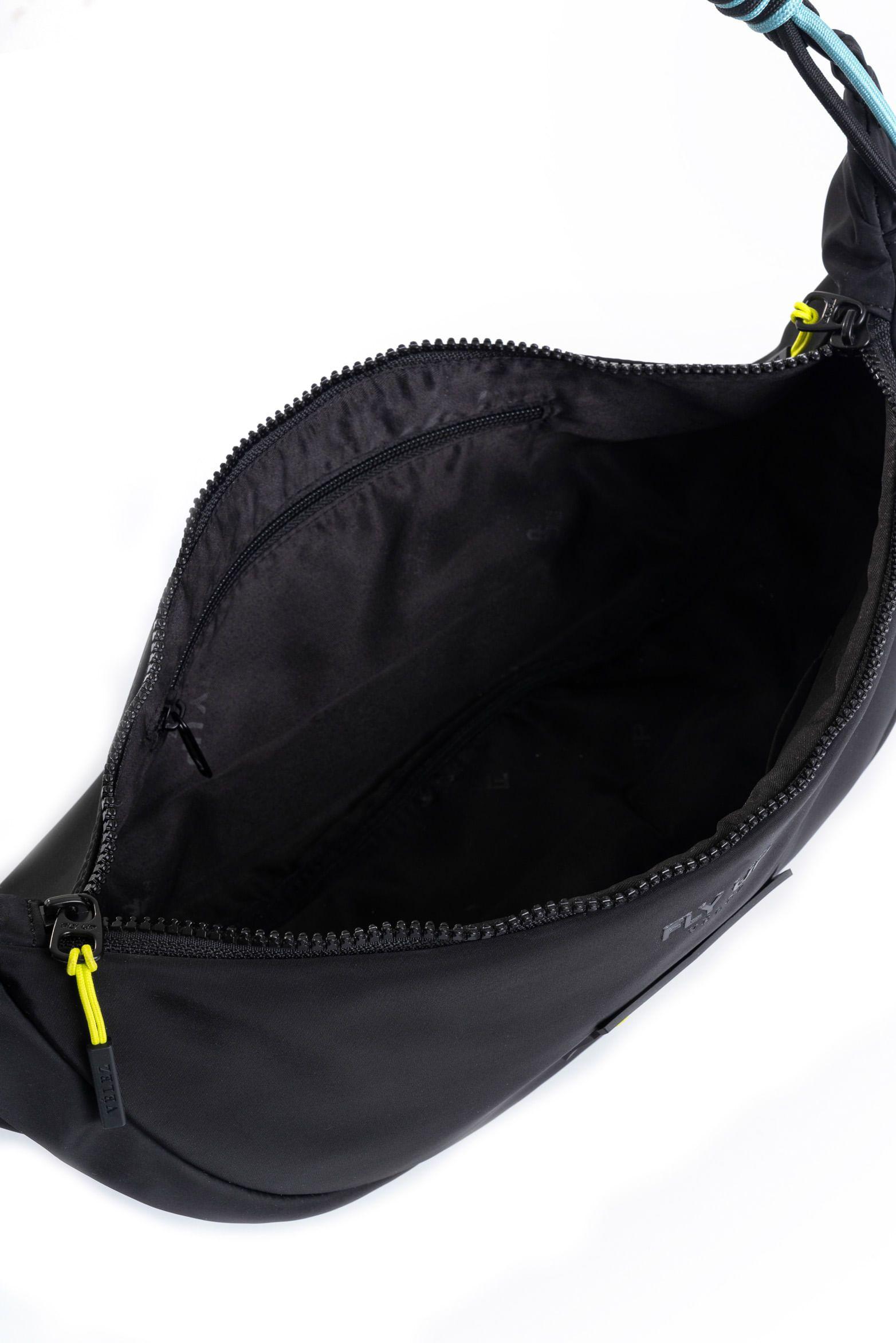 Baguette grande Fly Up Free para mujer detalle  negro-3