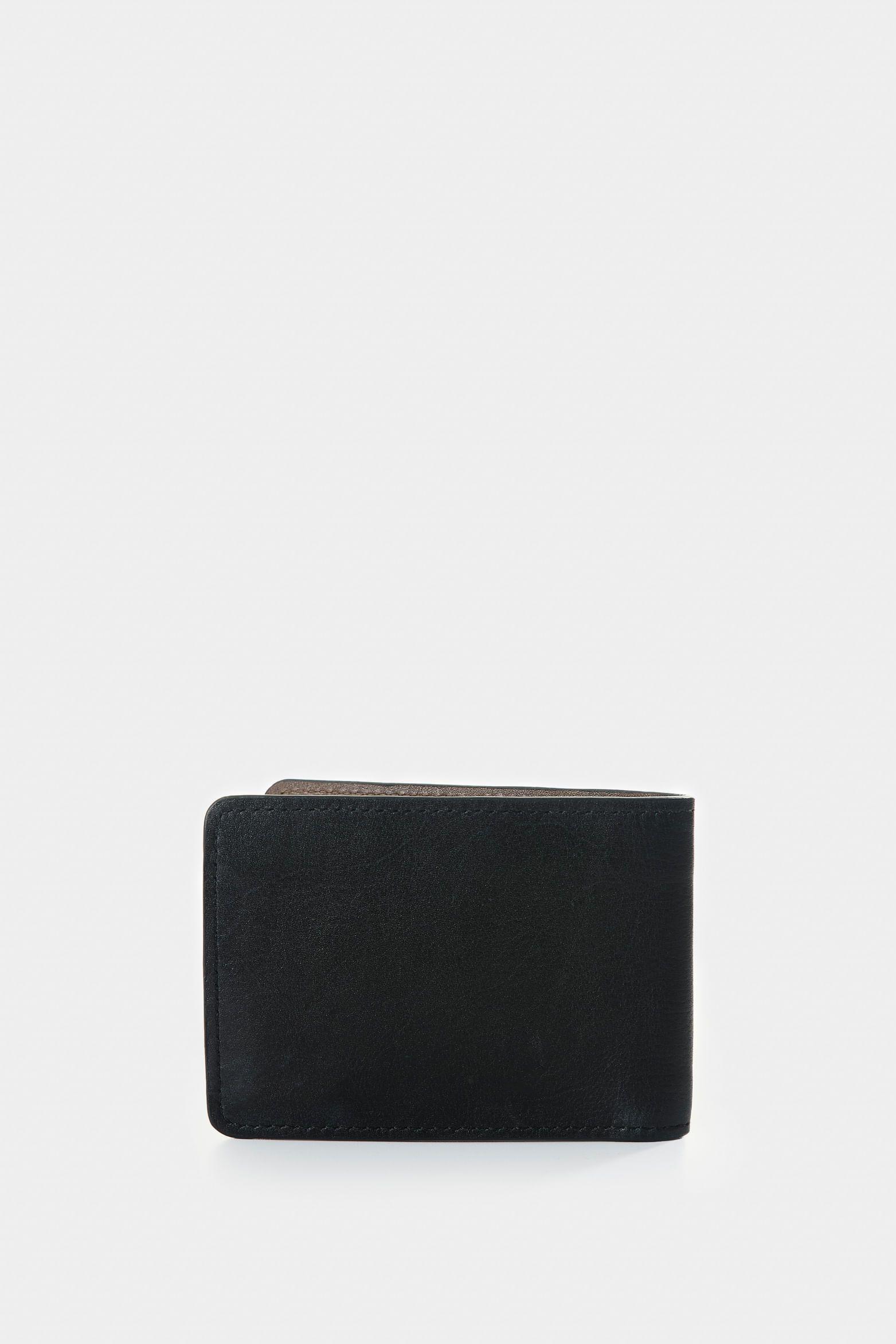 Vélez Billetera De Cuero Para Hombre Tessa Negro-2