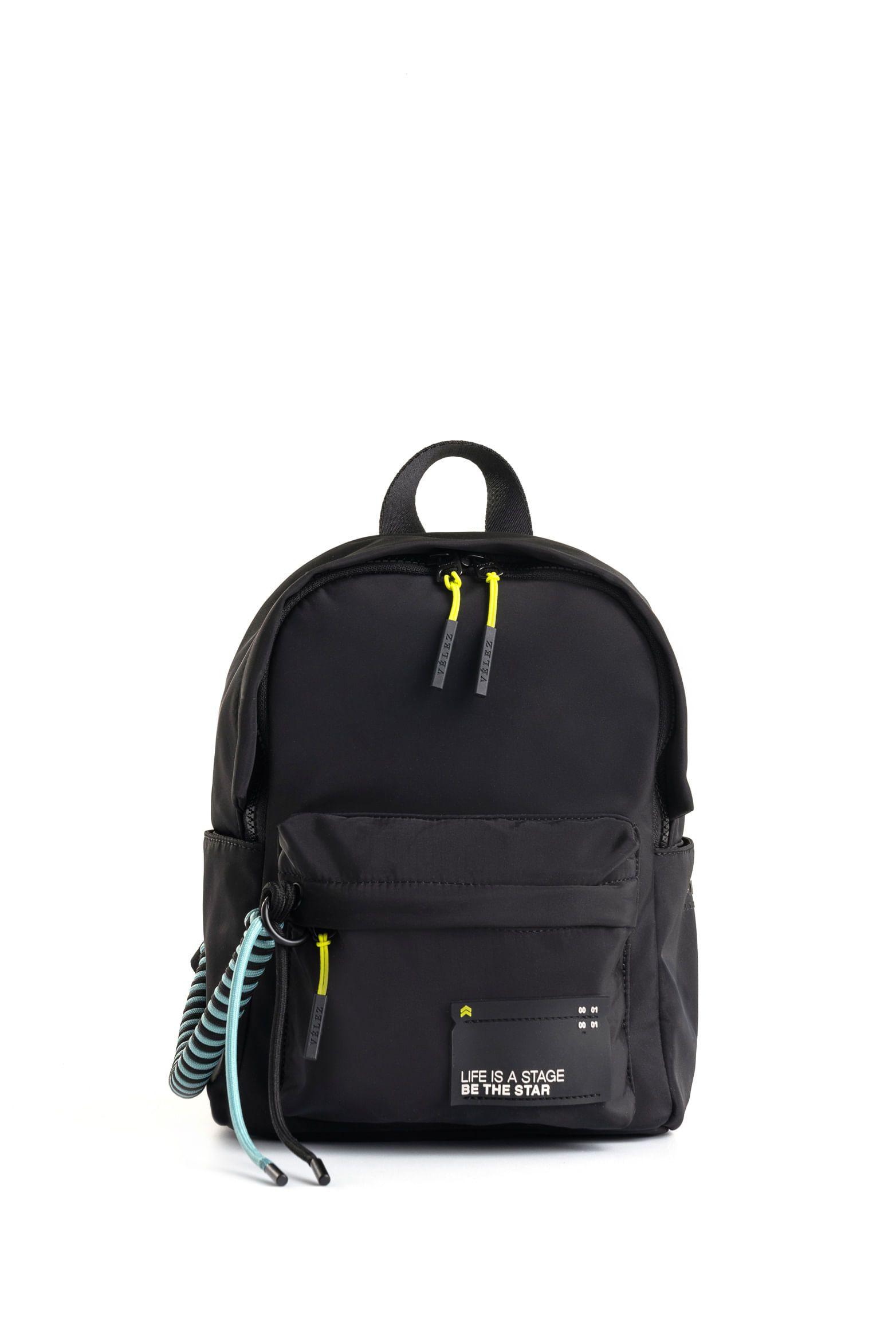 Vélez Mochila Fly Up Mini Star Para Mujer Clásico Negro-0