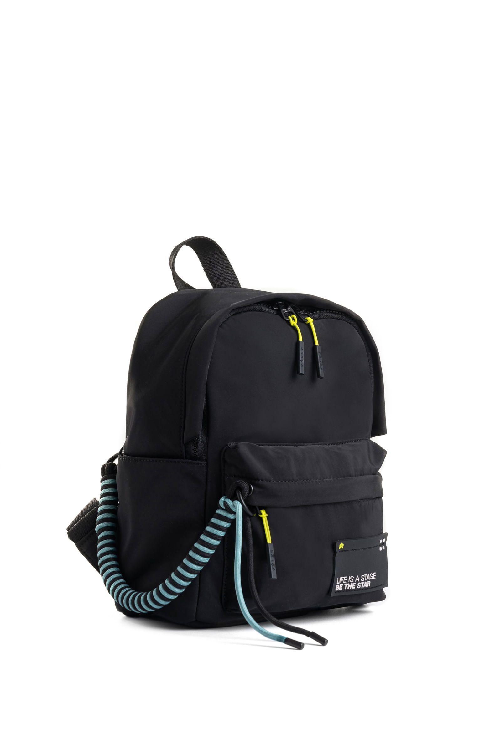 Vélez Mochila Fly Up Mini Star Para Mujer Clásico Negro-1