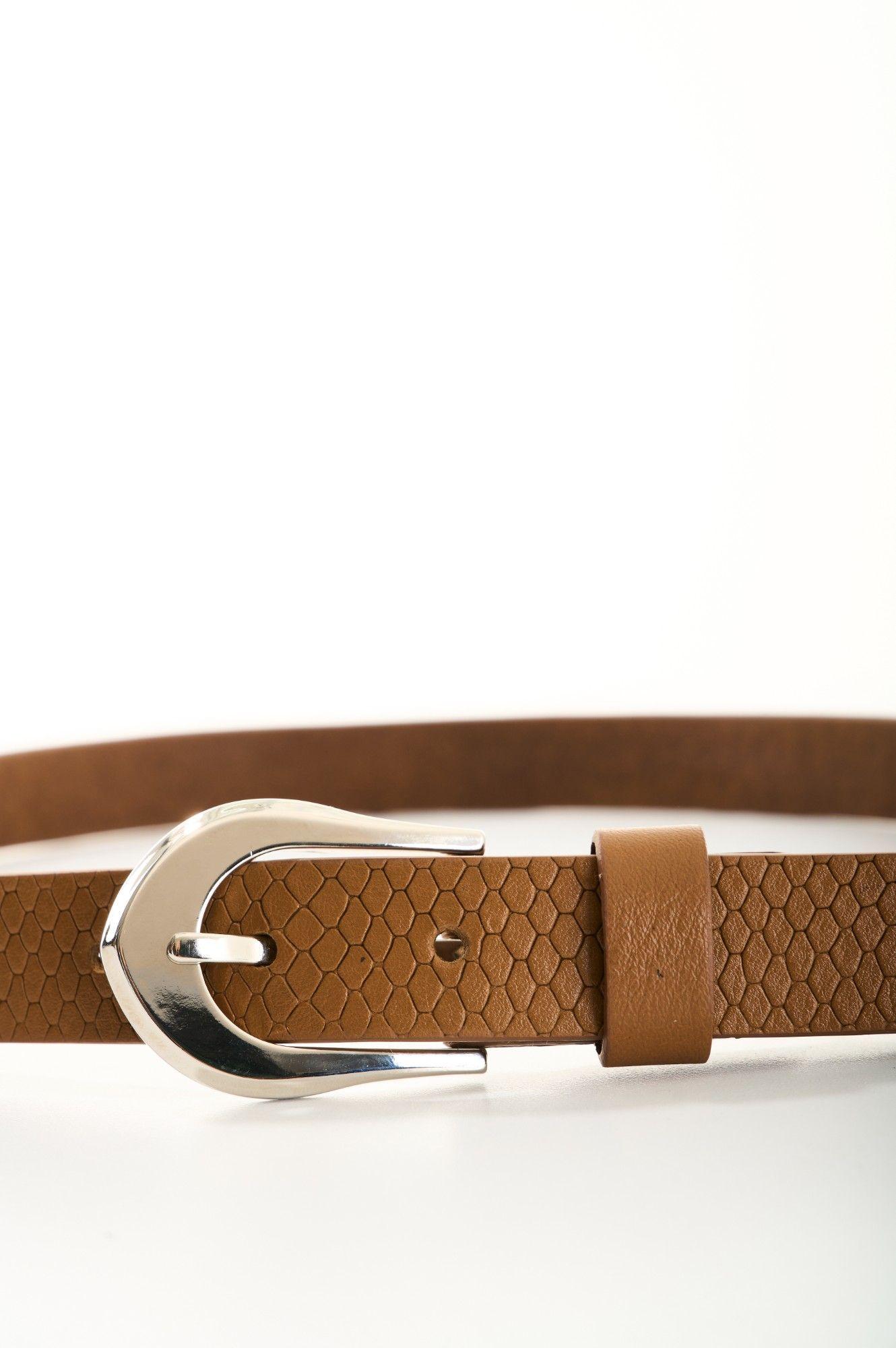 Vélez Cinturón Unifaz Cuero Grabado Mujer Miski Miel-3