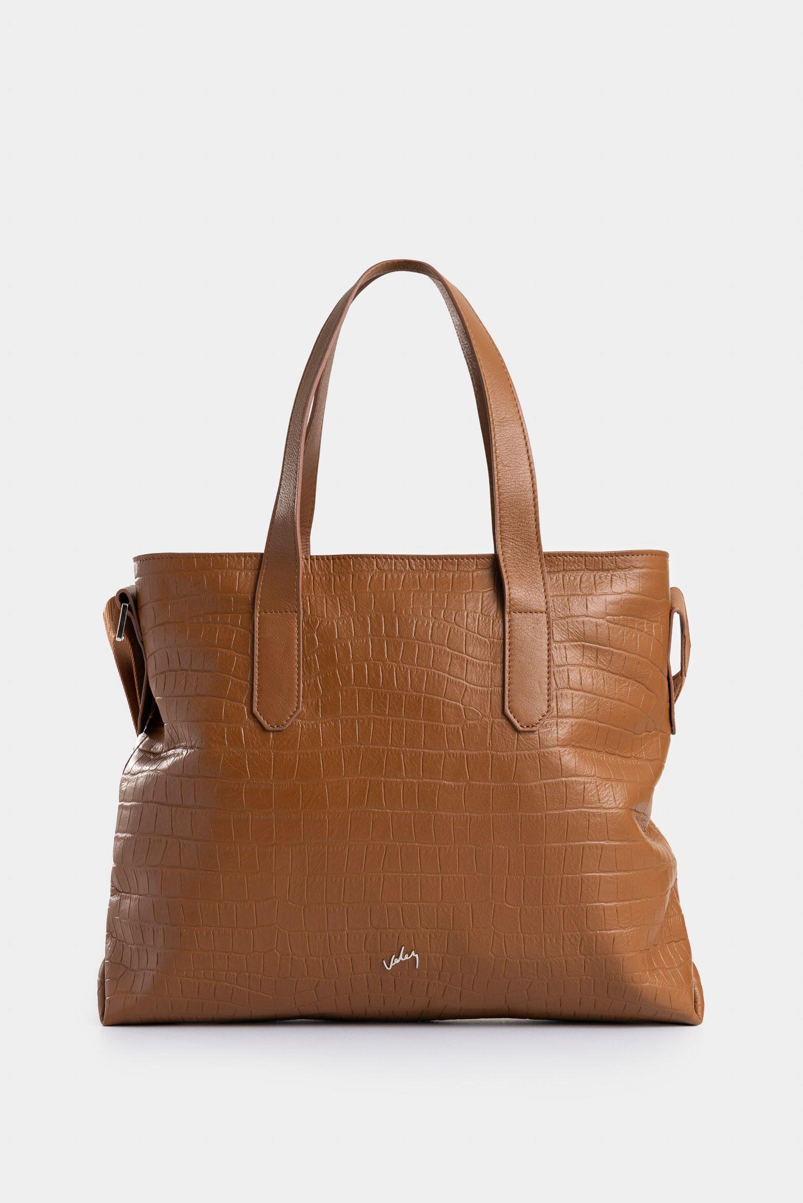 Shopping Ocaso de cuero para mujer grabado miel-0