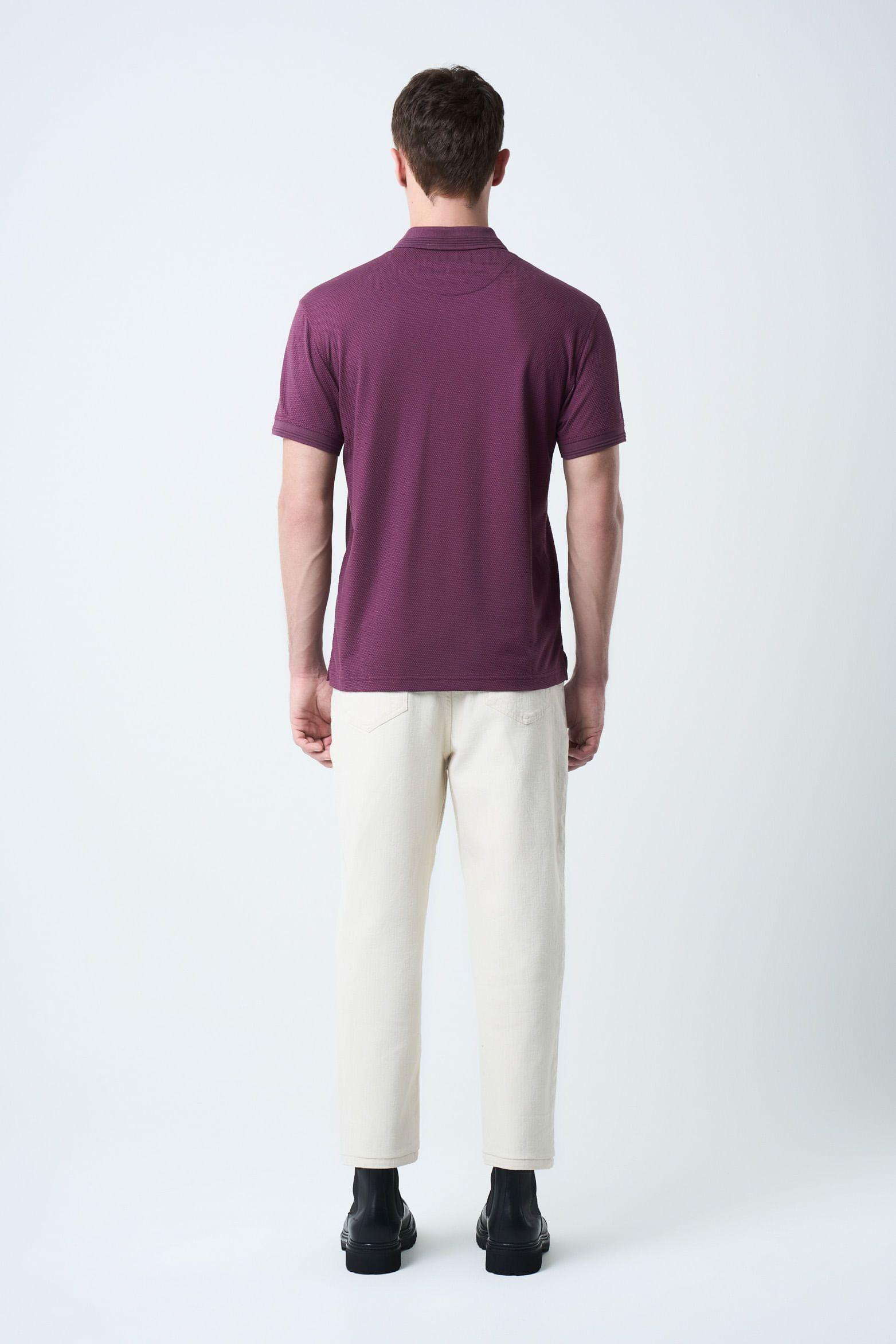 Vélez Polera Polo Lucca Manga Corta  Hombre Texturizada Moro-2