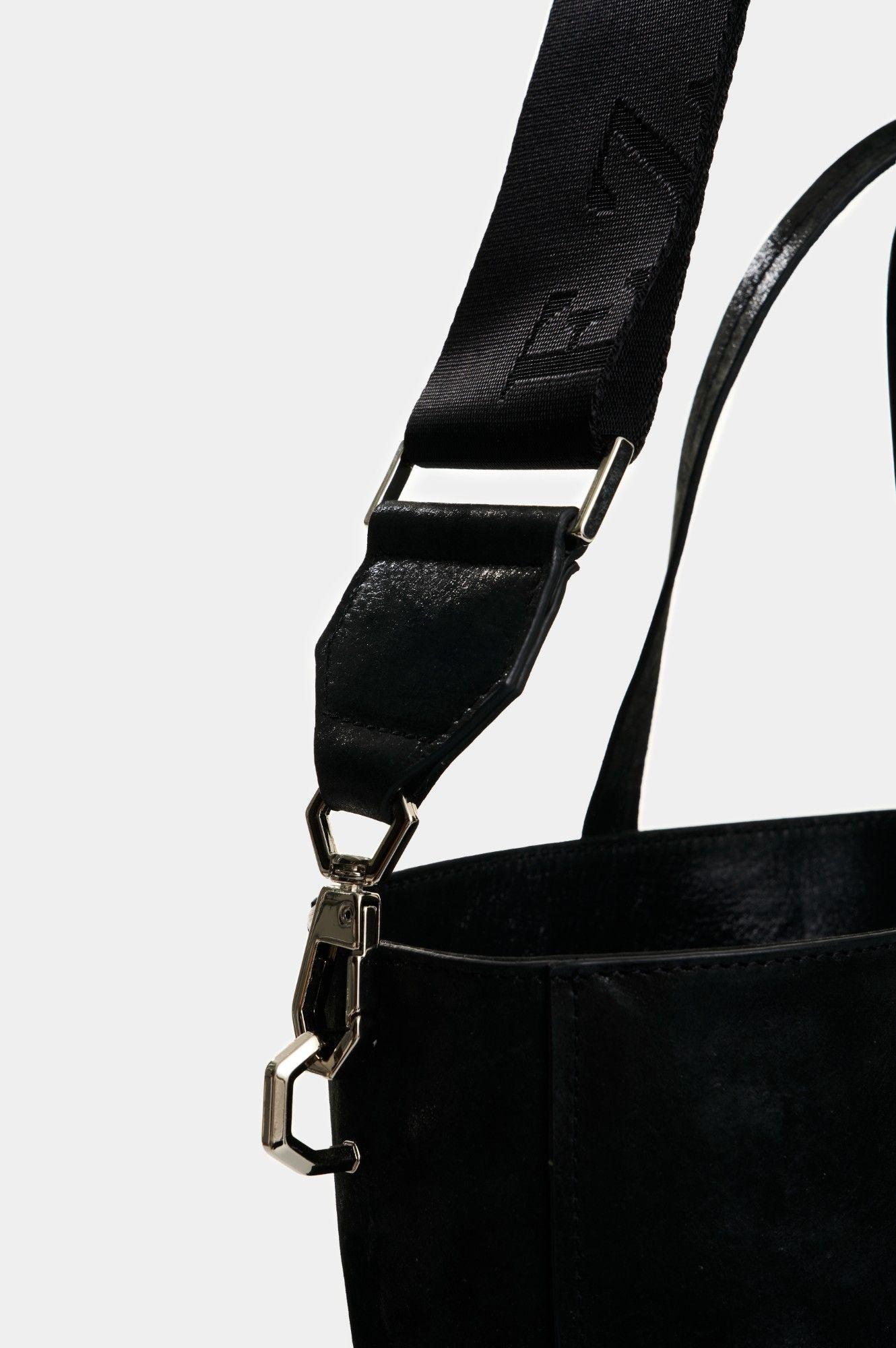 Vélez Cartera Nectaria 2.0 Cuero Mujer Trenzado Negro-3