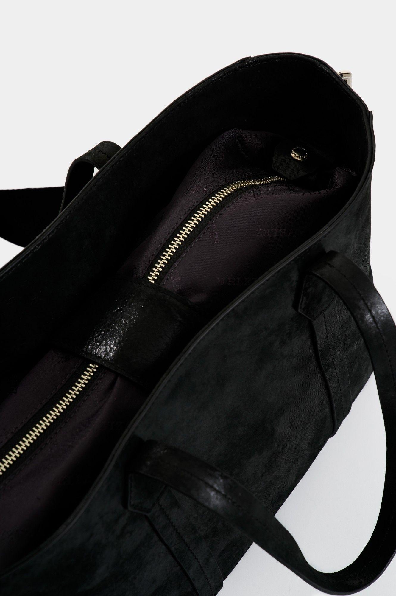 Vélez Cartera Nectaria 2.0 Cuero Mujer Trenzado Negro-4