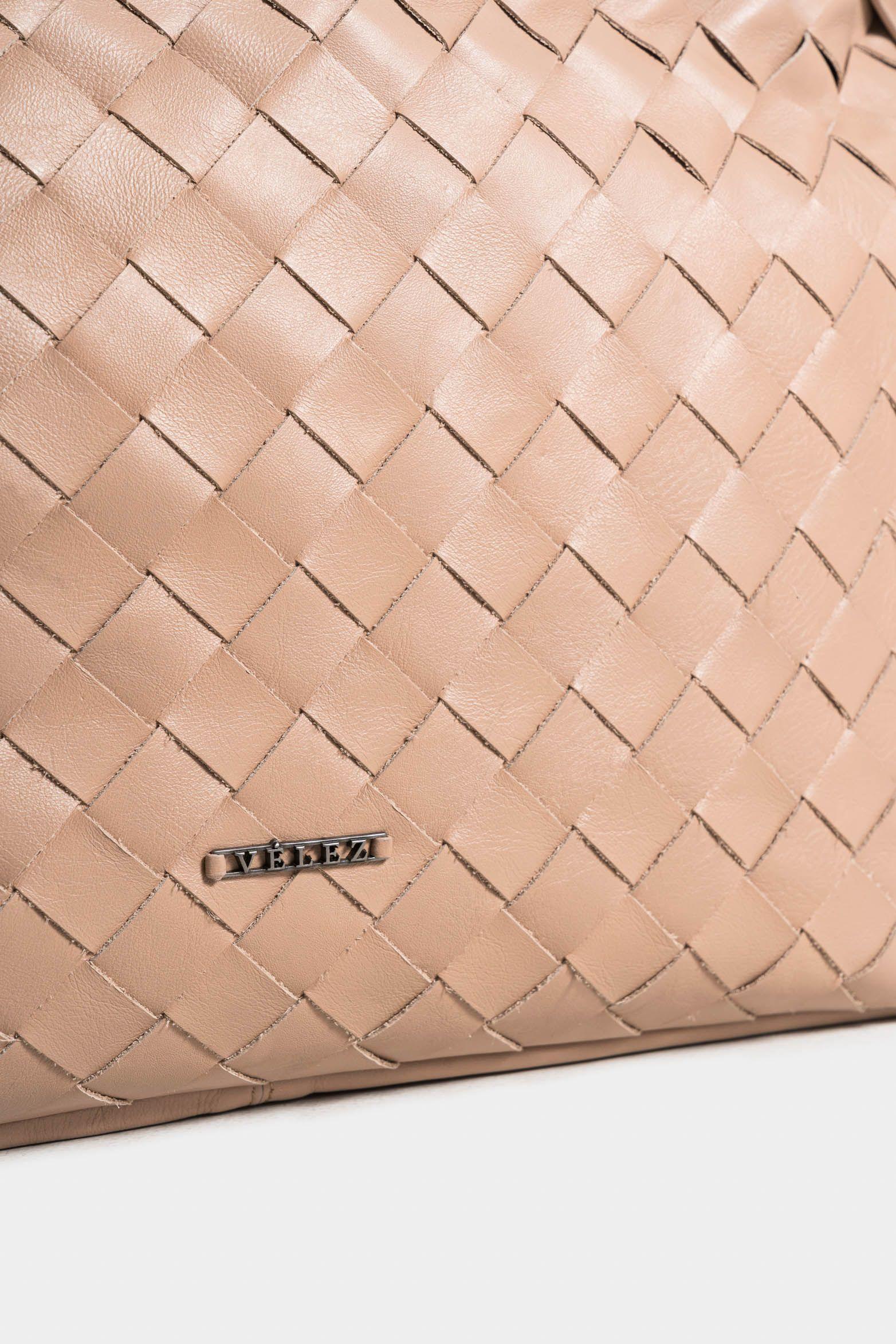 Shopping tachete de cuero para mujer laterales anudados Arena-3