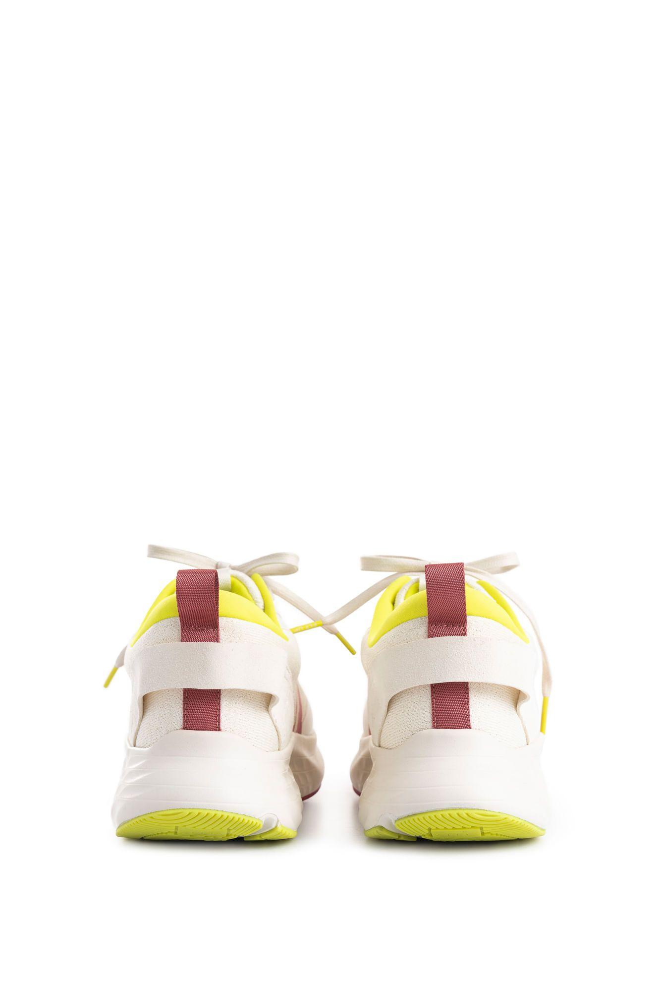 Vélez Zapatilla Tenis Fly Up Spirited Textil Y Cuero Mujer Rosado-3