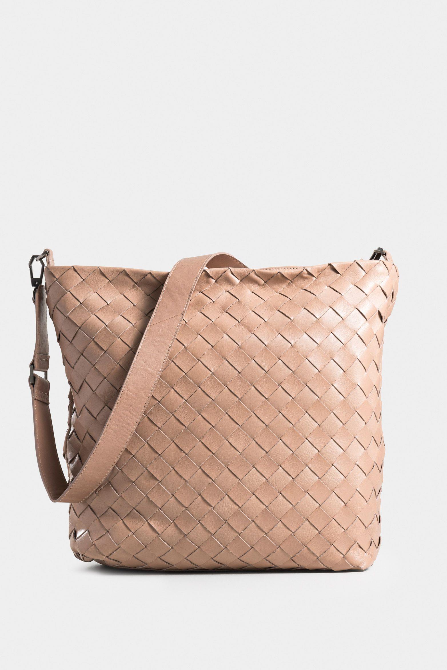 Vélez Shopping Venus De Cuero  Mujer Tejido Artesanal Arena-2