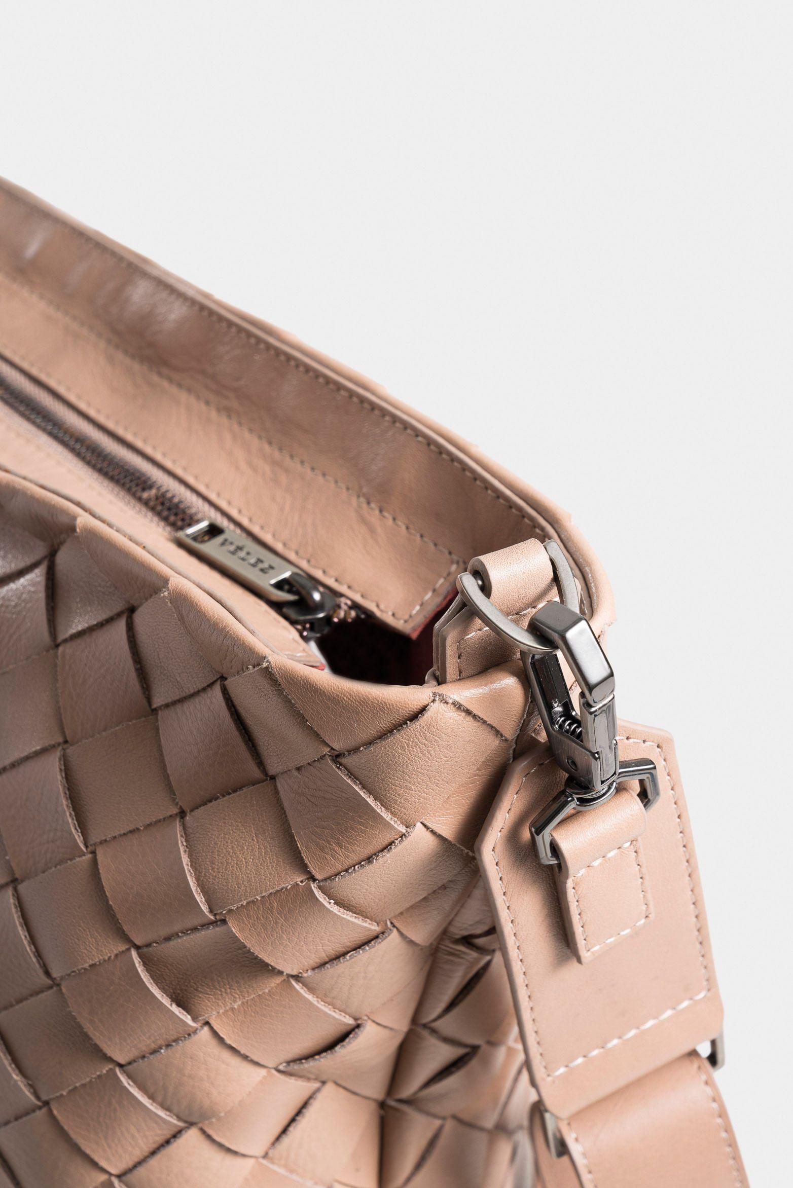 Vélez Shopping Venus De Cuero  Mujer Tejido Artesanal Arena-3