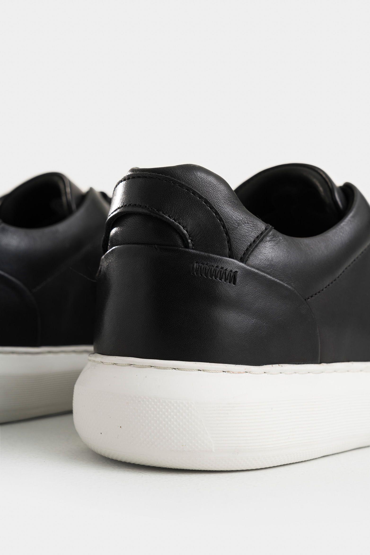 Vélez Tenis Cabernet De Cuero Hombre Acabado Abatanado Negro-4