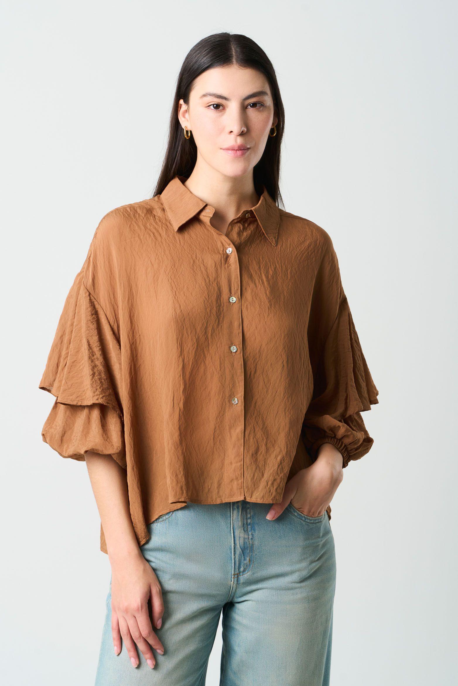 Vélez Jean Wide Leg  Mujer Nacre  Azul Claro-3