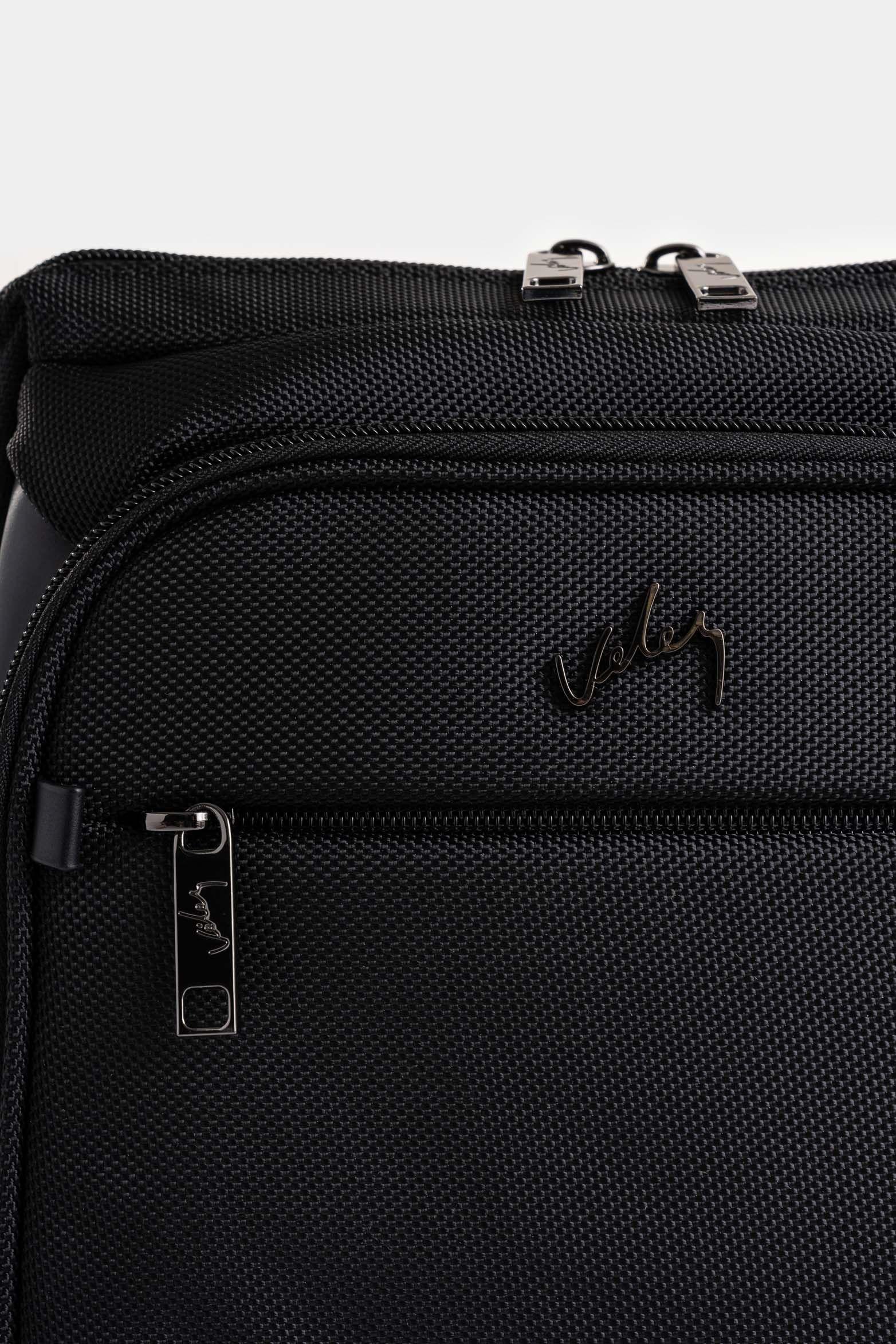 Bolso manos libres Moon de lona  negro-3