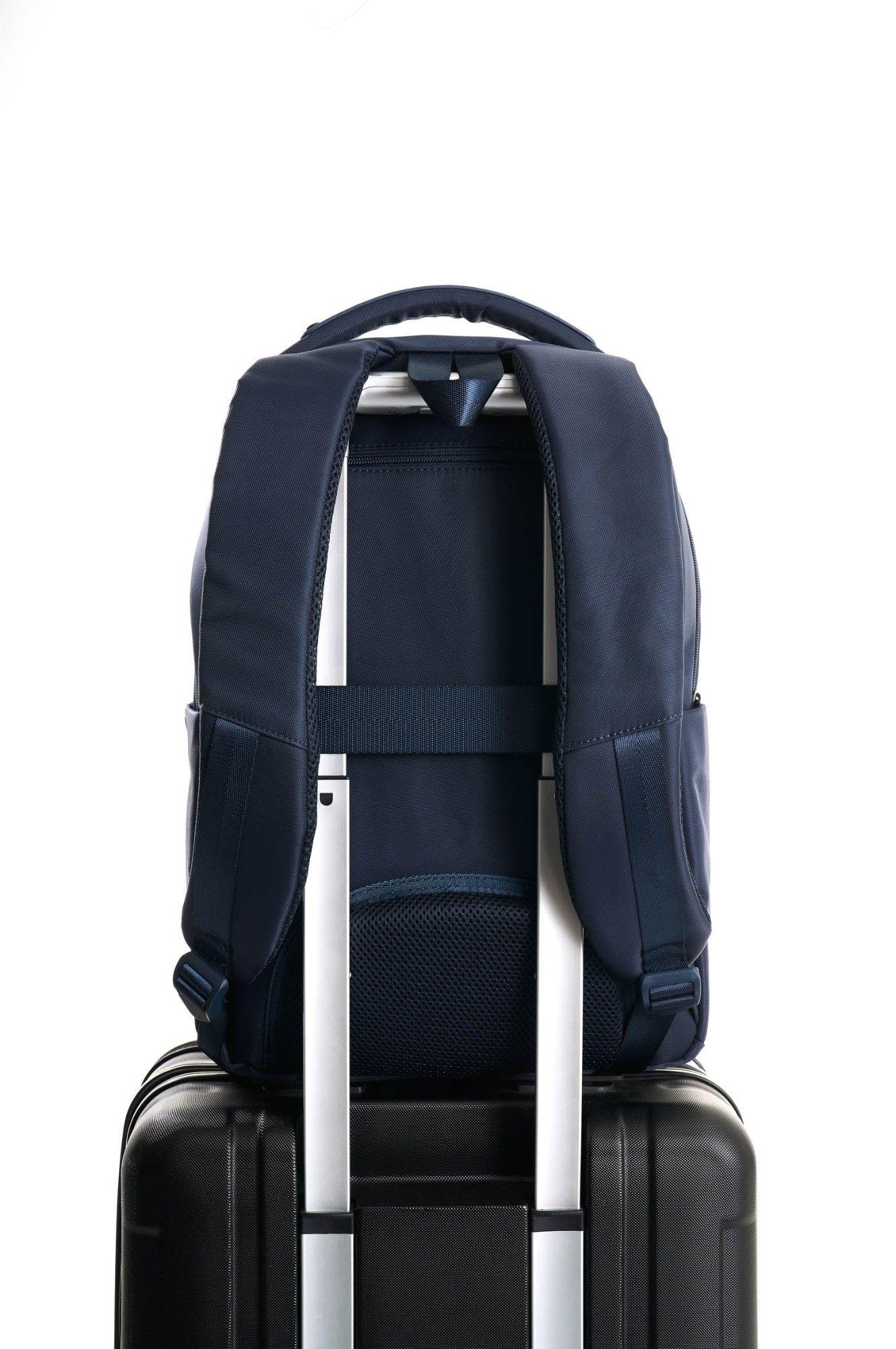 Vélez Mochila En Lona Hombre Trapani Azul Oscuro-2