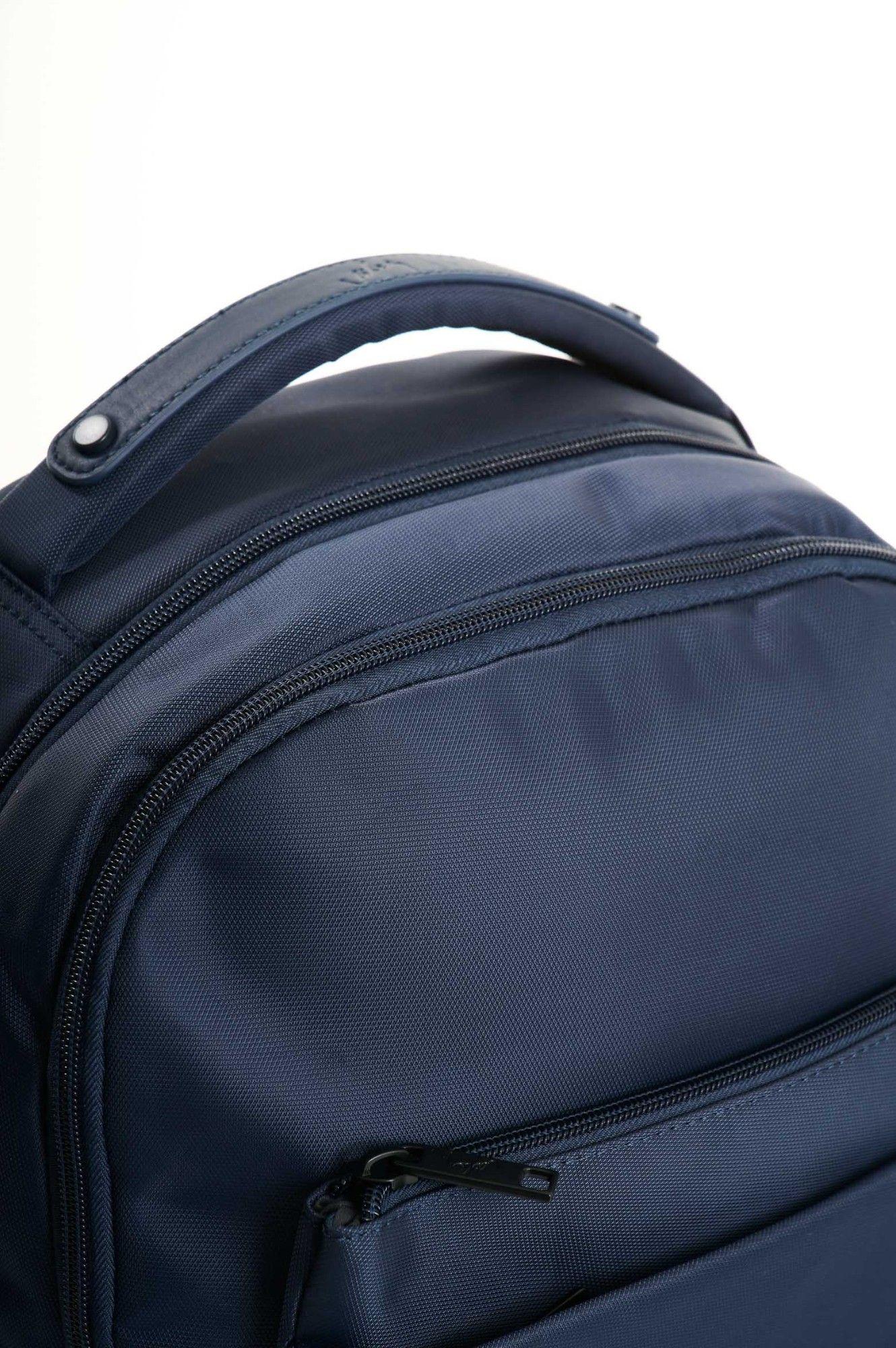 Vélez Mochila En Lona Hombre Trapani Azul Oscuro-3