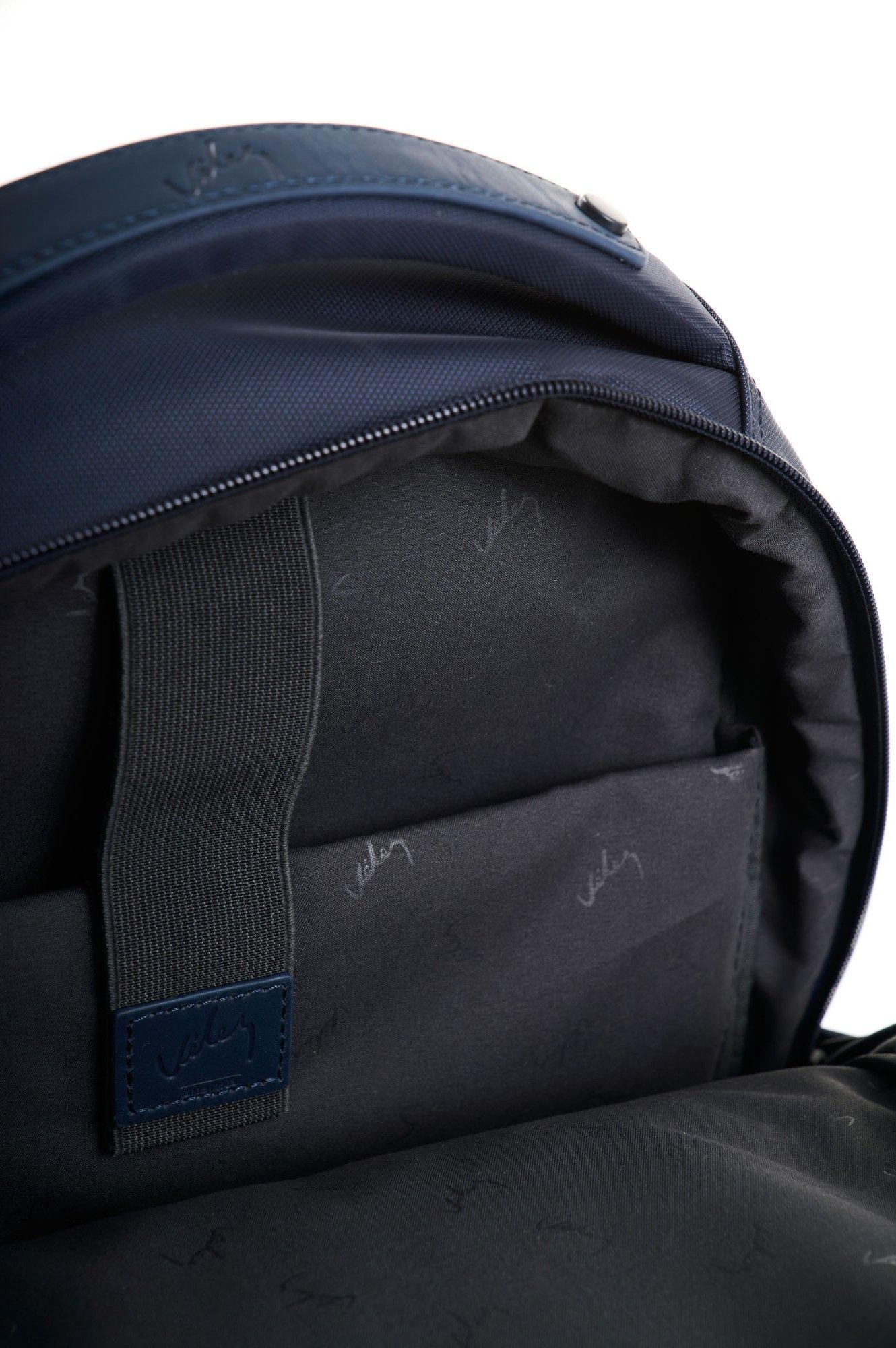 Vélez Mochila En Lona Hombre Trapani Azul Oscuro-4