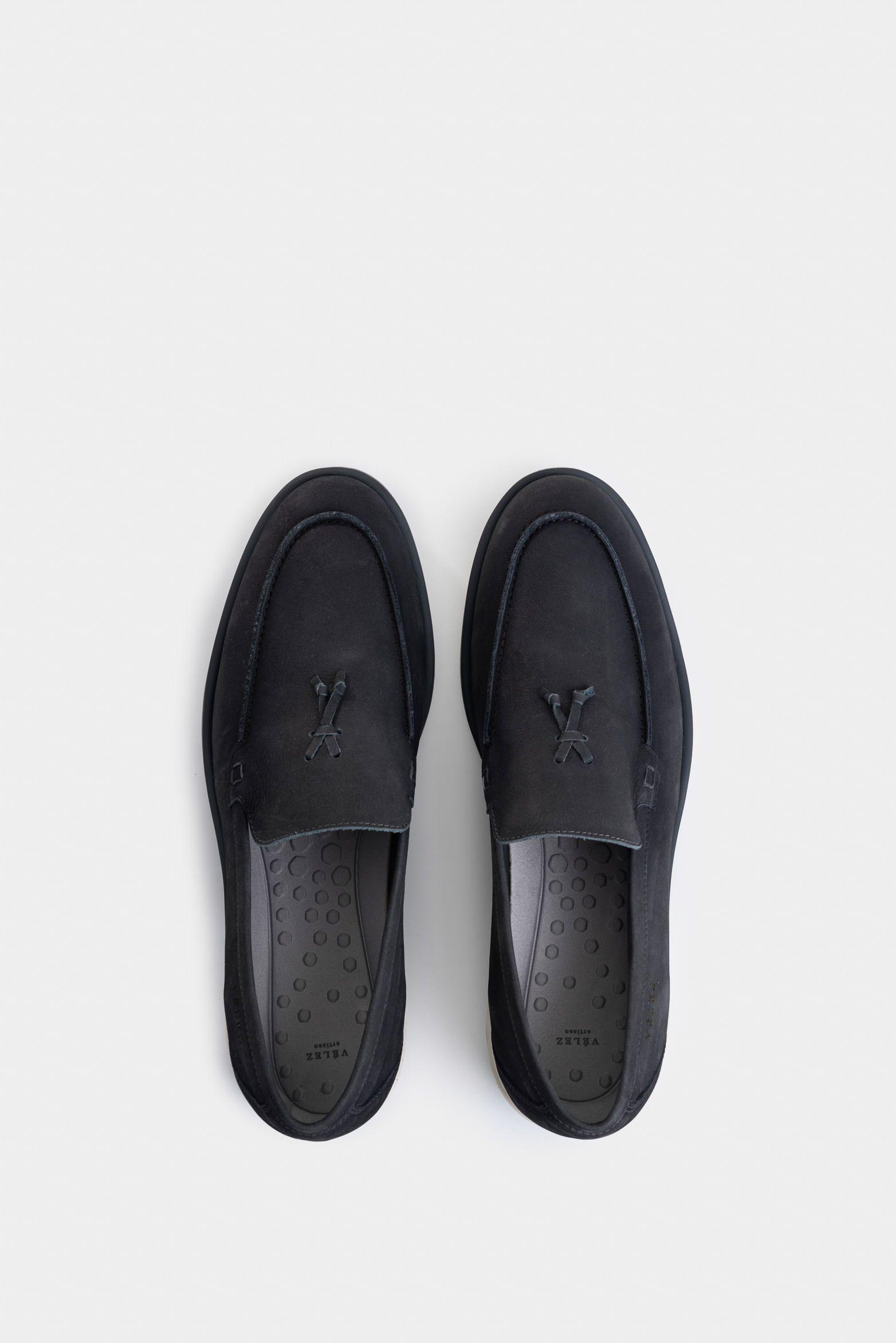 Vélez Mocasín Gloss 2 De Cuero Para Hombre Casual Gris-3