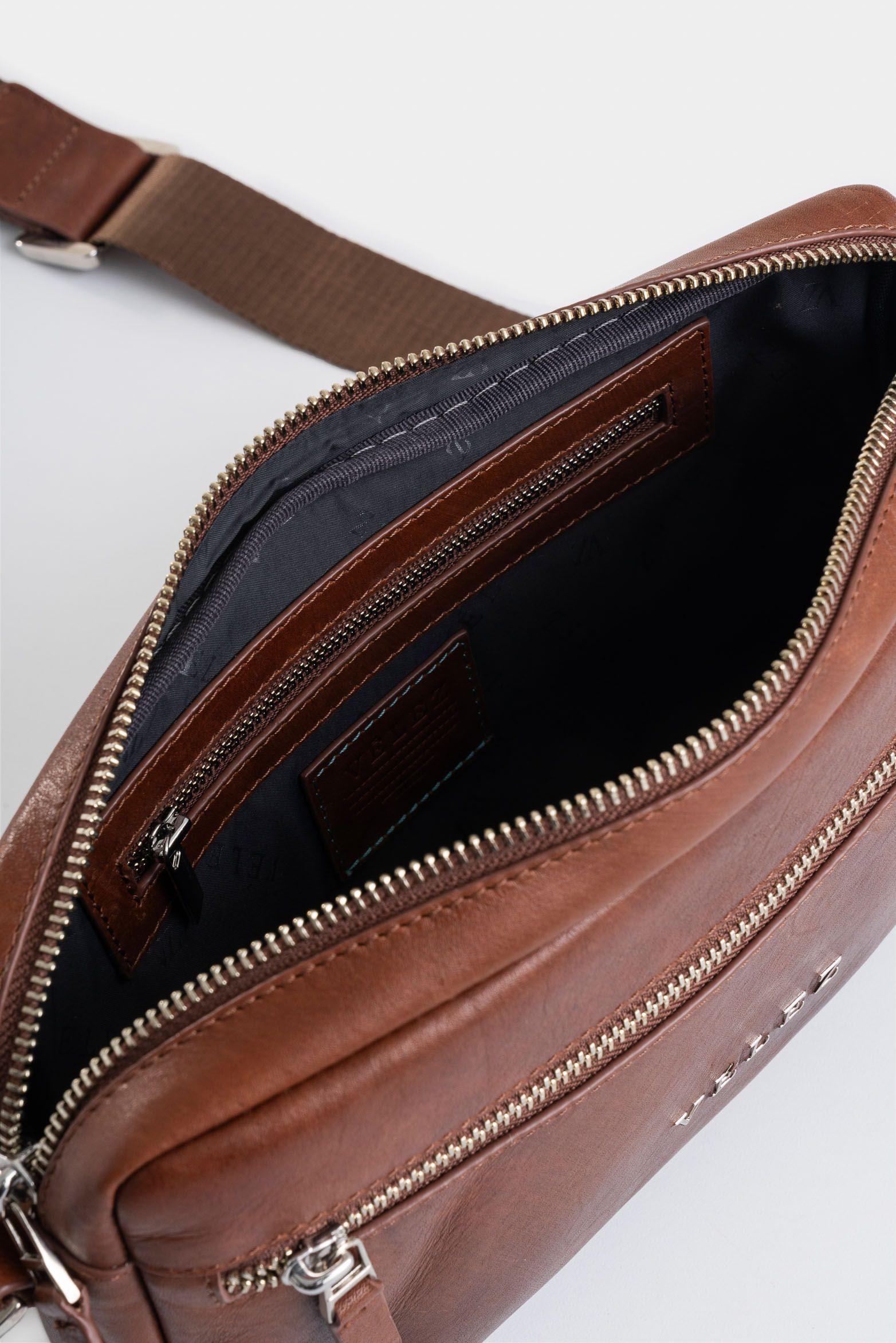 Vélez Morral Cassat 2 Cuero Hombre Efecto Escribiente Miel-4