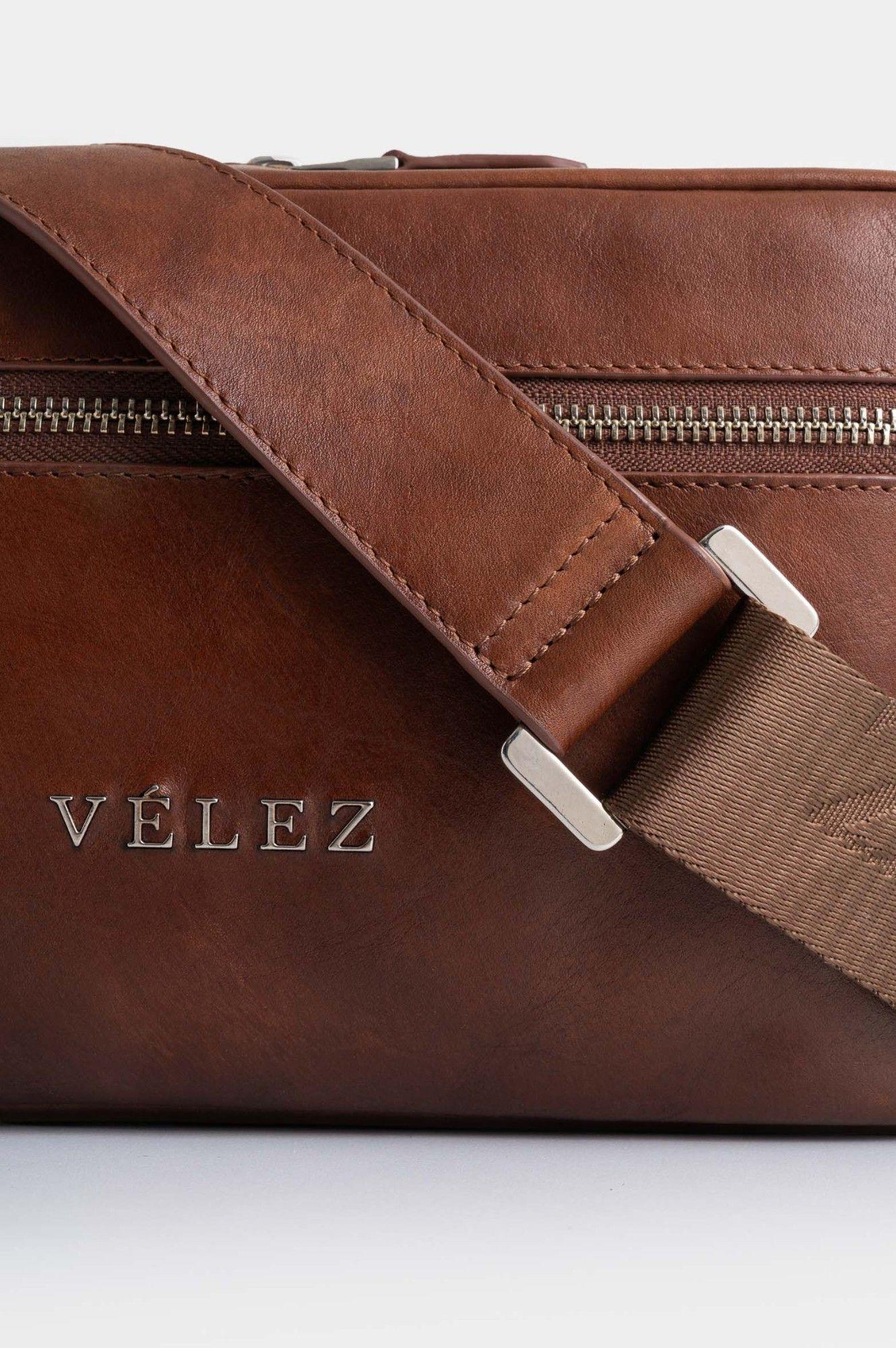 Vélez Mochila Cassat 2 Cuero Hombre Efecto Escribiente Miel-7