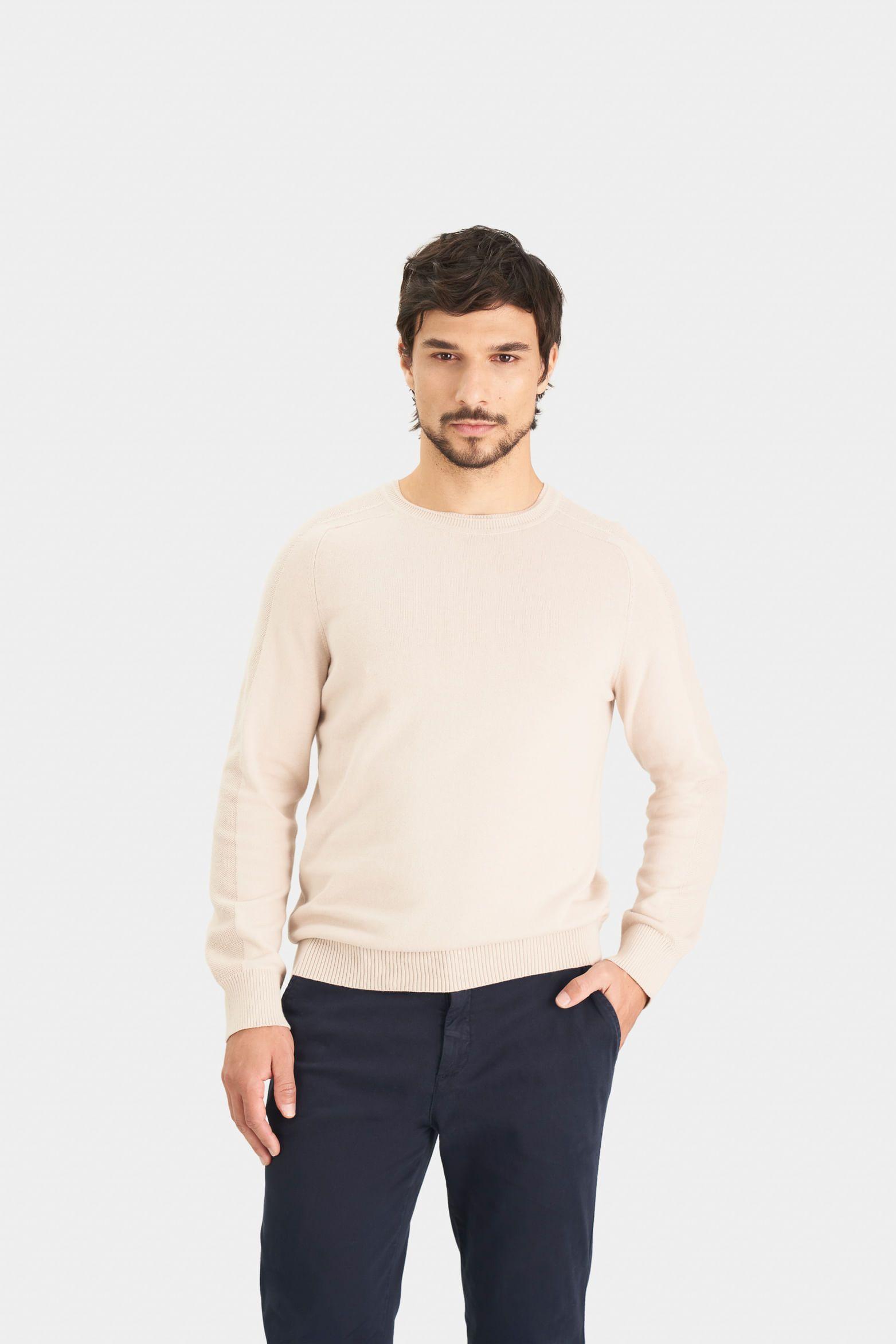 Sweater tejido en algodón para hombre manga ranglan Arena-0