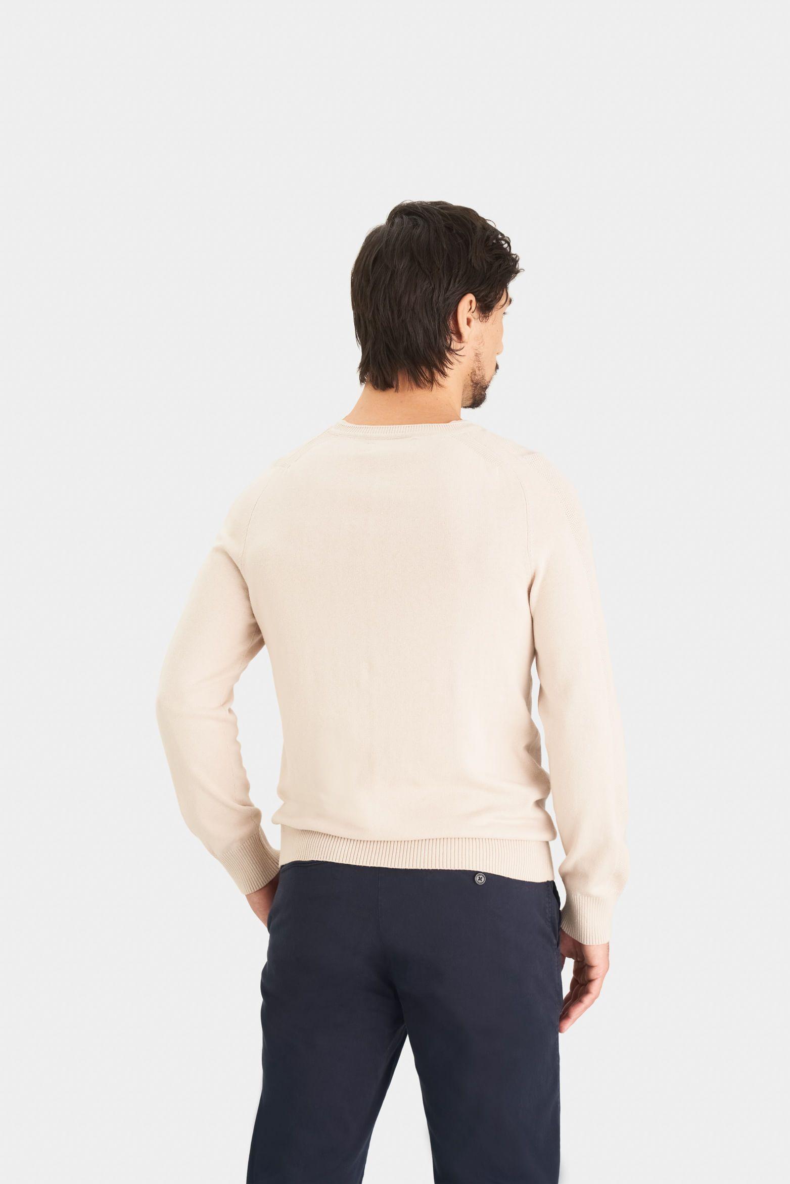 Sweater tejido en algodón para hombre manga ranglan Arena-4