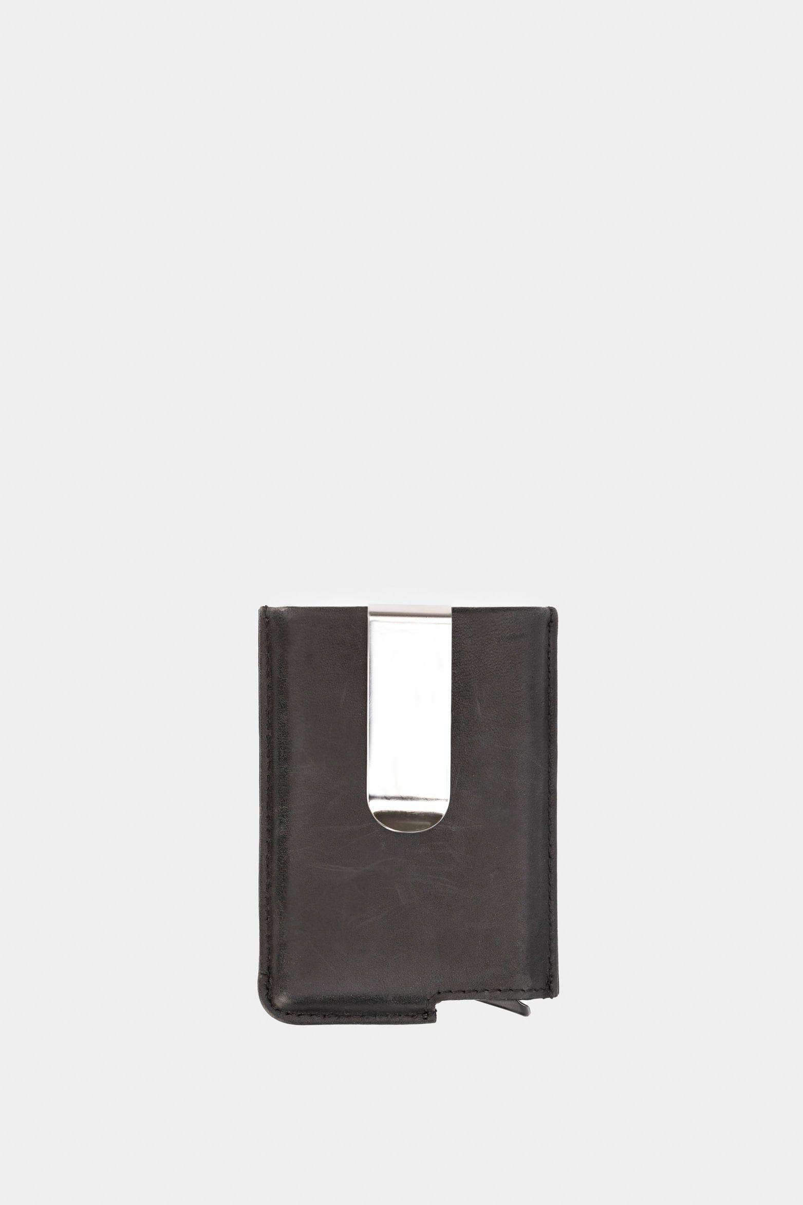 Vélez Porta Documentos De Cuero Miniwallet Negro-2