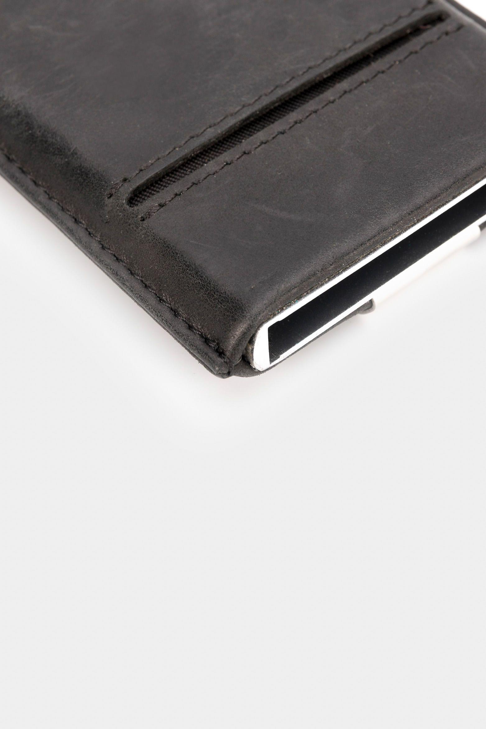 Vélez Porta Documentos De Cuero Miniwallet Negro-3
