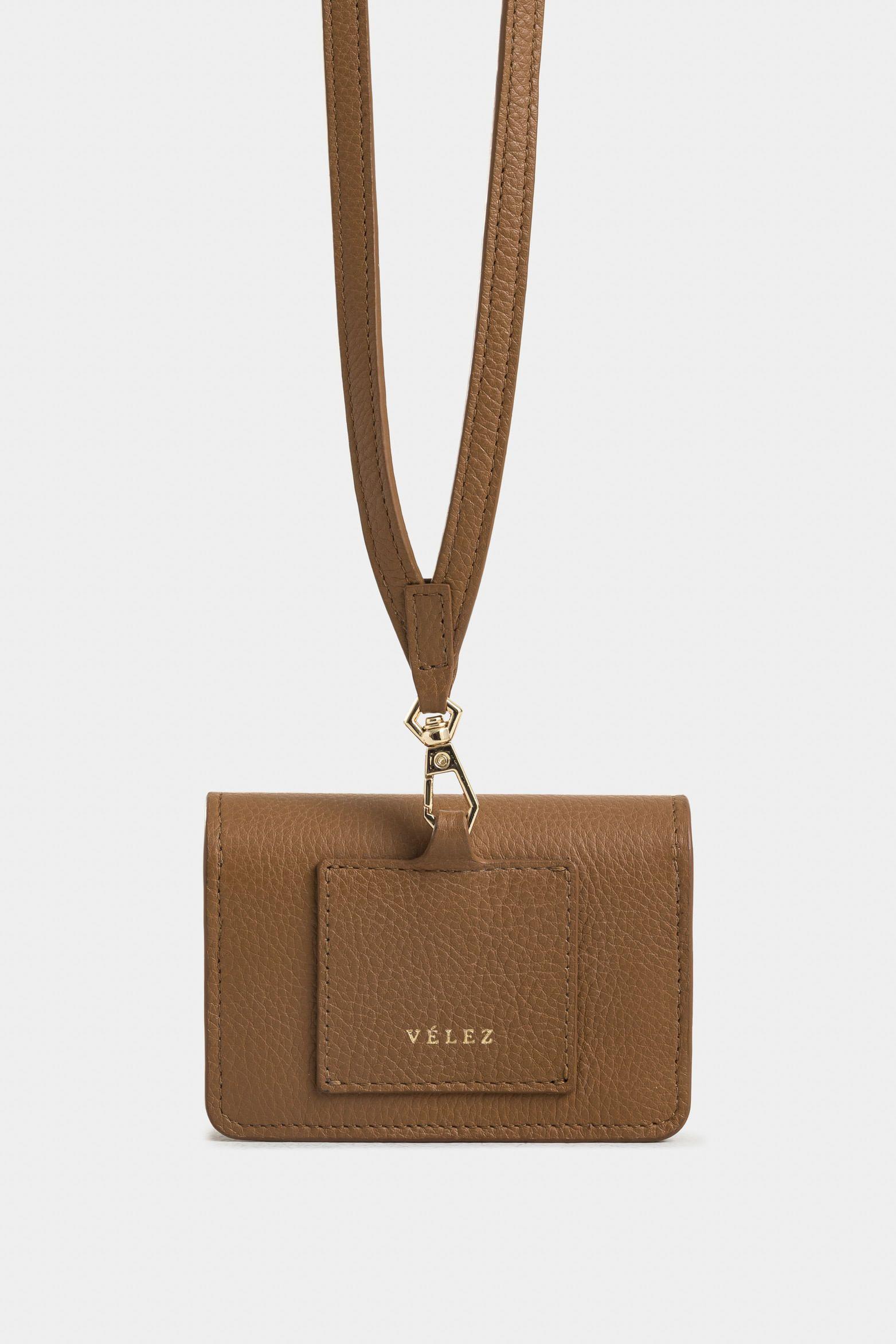 Vélez Monedero Garniel Cuero Mujer Cargadera Removible Miel-3