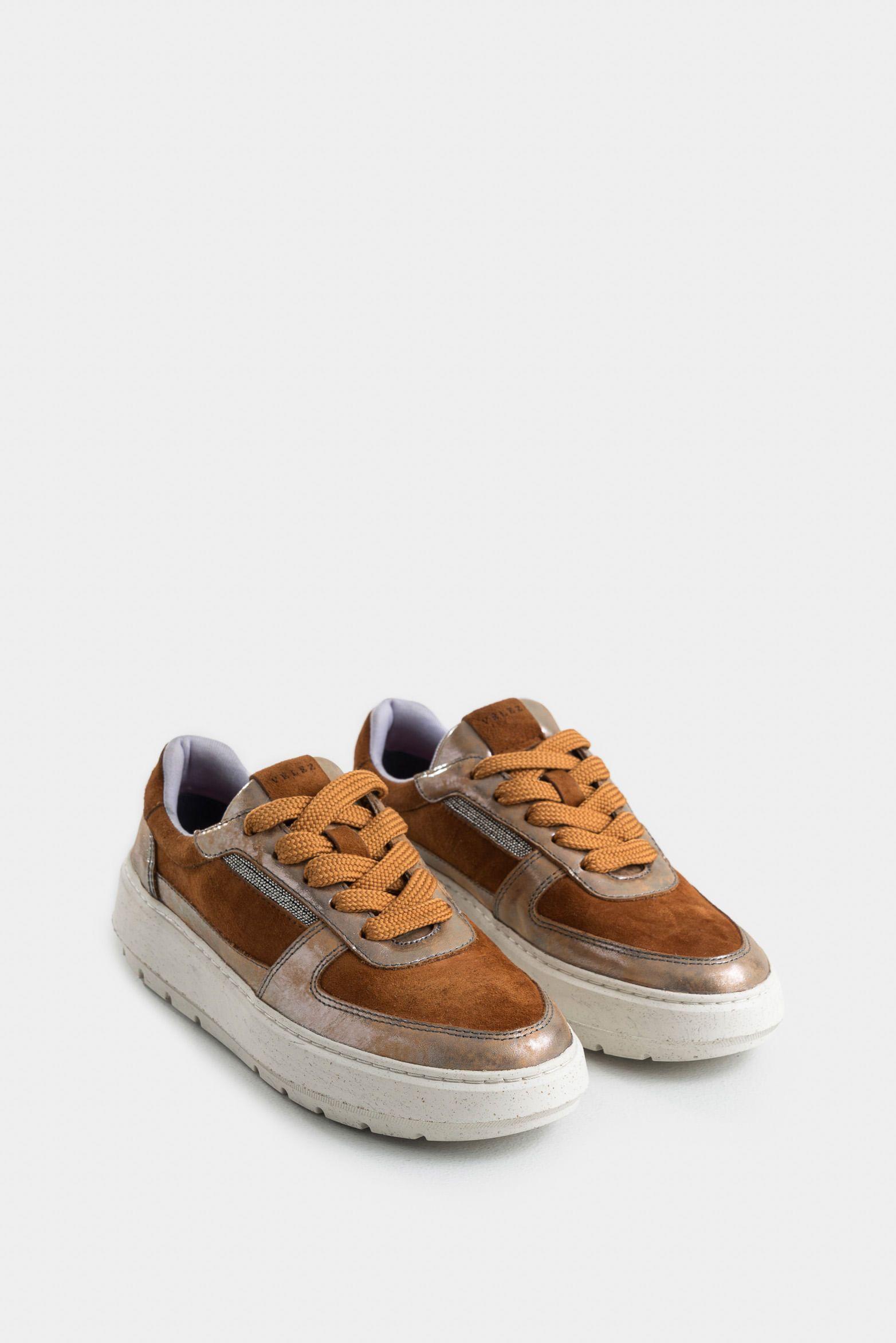 Zapatillas gobi de cuero para mujer detalles millaré Plata-1