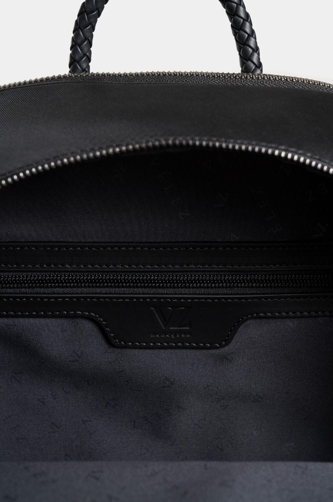 Vélez Mochila Legacy Cuero Y Nylon Mujer Tag Viaje Negro-4