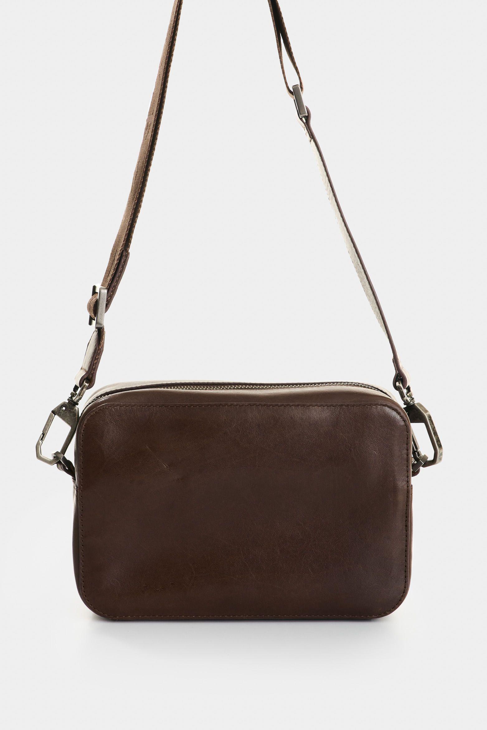 Vélez Manos Libres De Cuero Grabado  Hombre Gael Café-2