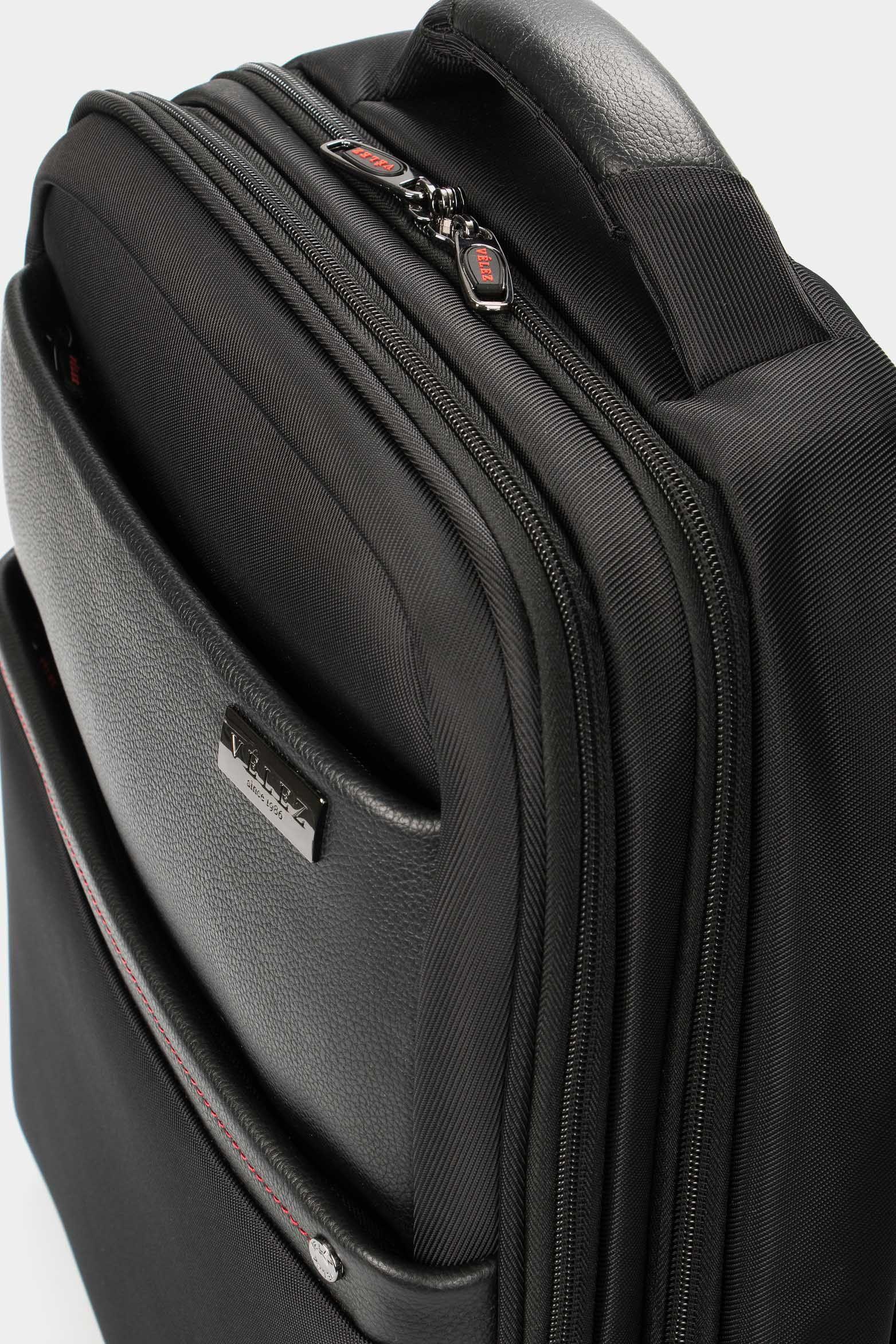 Mochila premium lona monocromático Negro-3