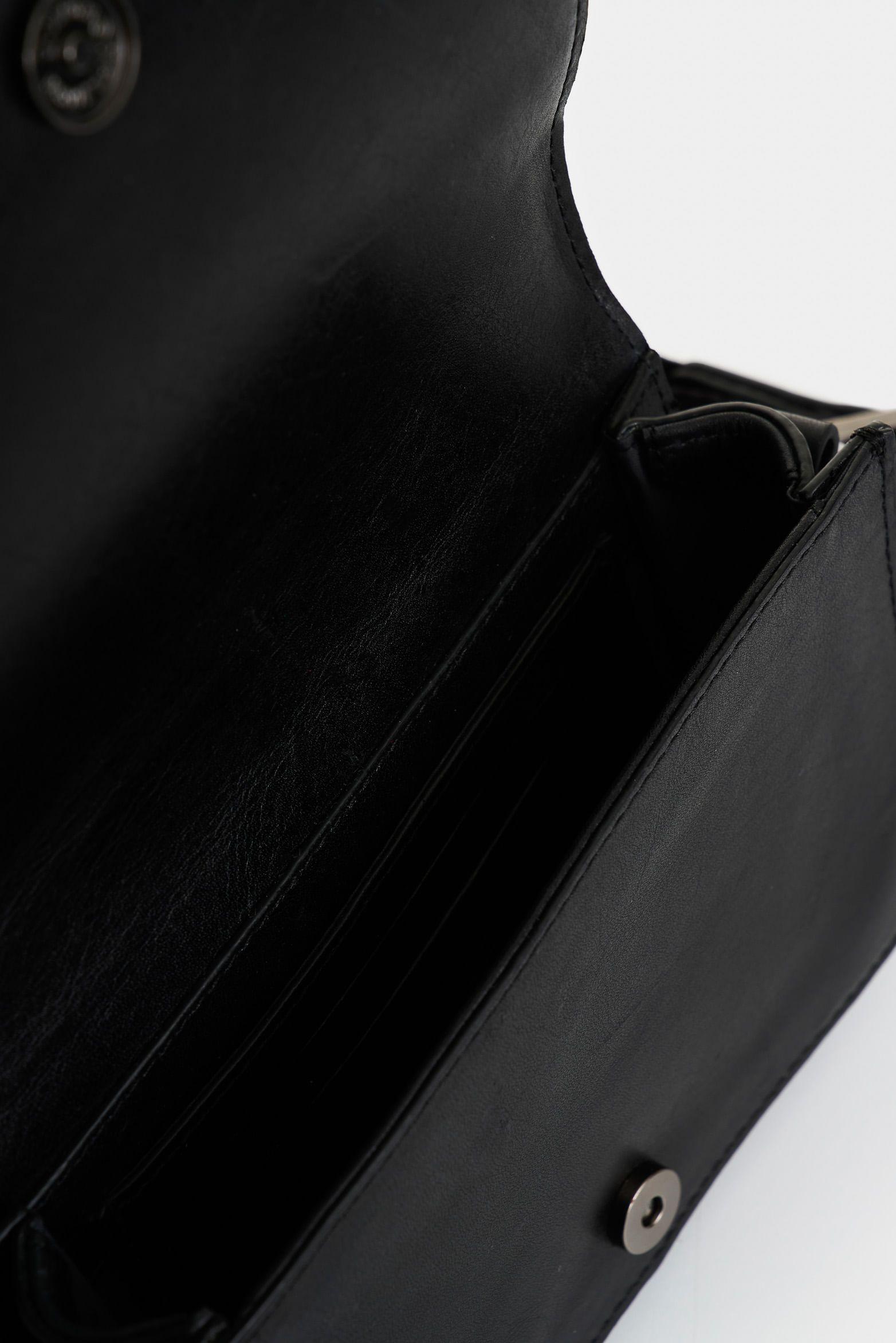 Vélez Manos Libres Mini Garniel Cuero Hombre Croco Negro-4