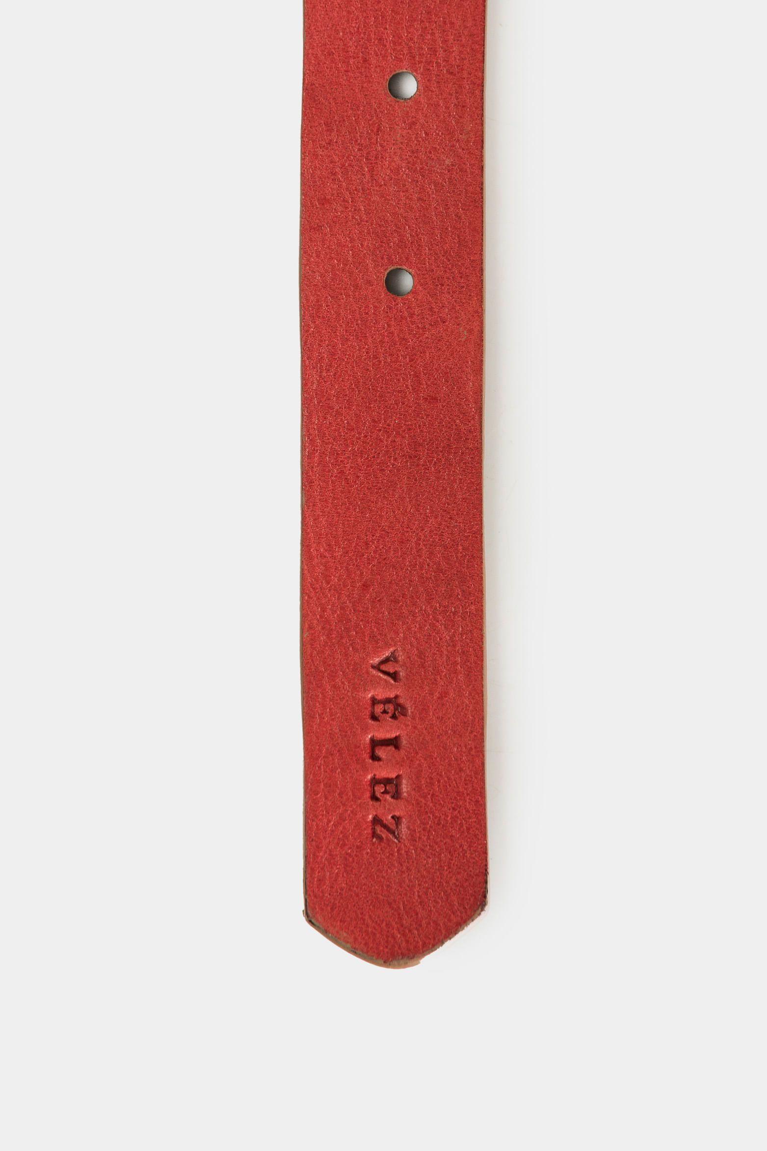 Cinturón doble faz jaspe de cuero para mujer básico atemporal miel-4