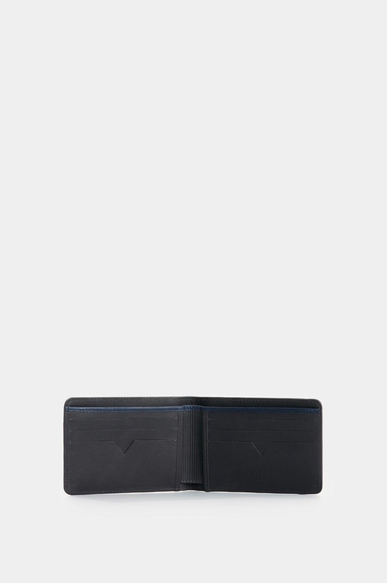 Vélez Billetera Cuero Hombre Diver Gris-1
