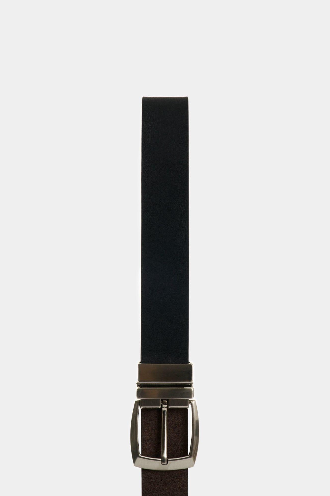 Vélez Correa Reversible De Cuero Hombre Serpia Combinado-1