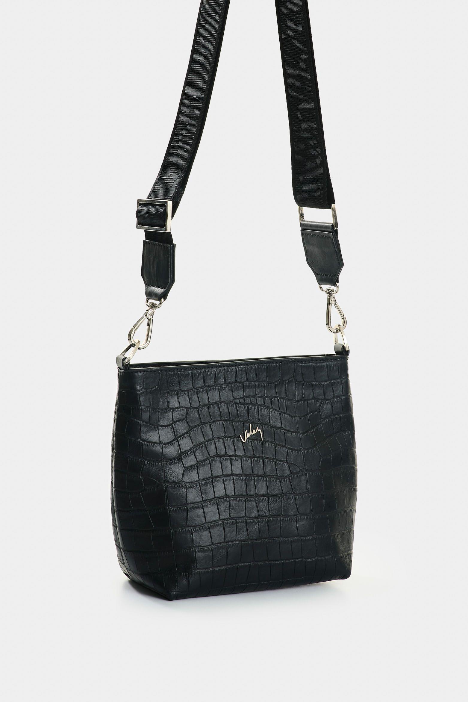 Vélez Manos Libres Numen 2.0 Cuero Mujer Grabado Negro-1