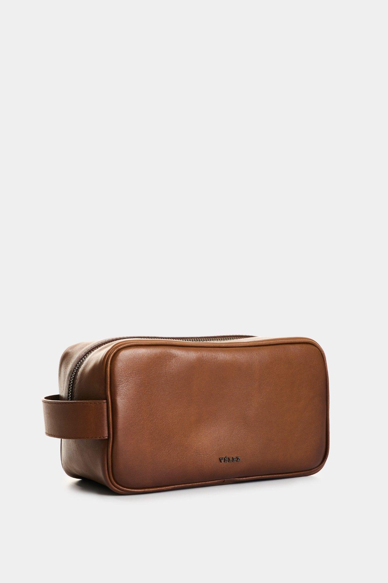 Vélez Organizador De Viaje Cuero Hombre Sand Miel-1
